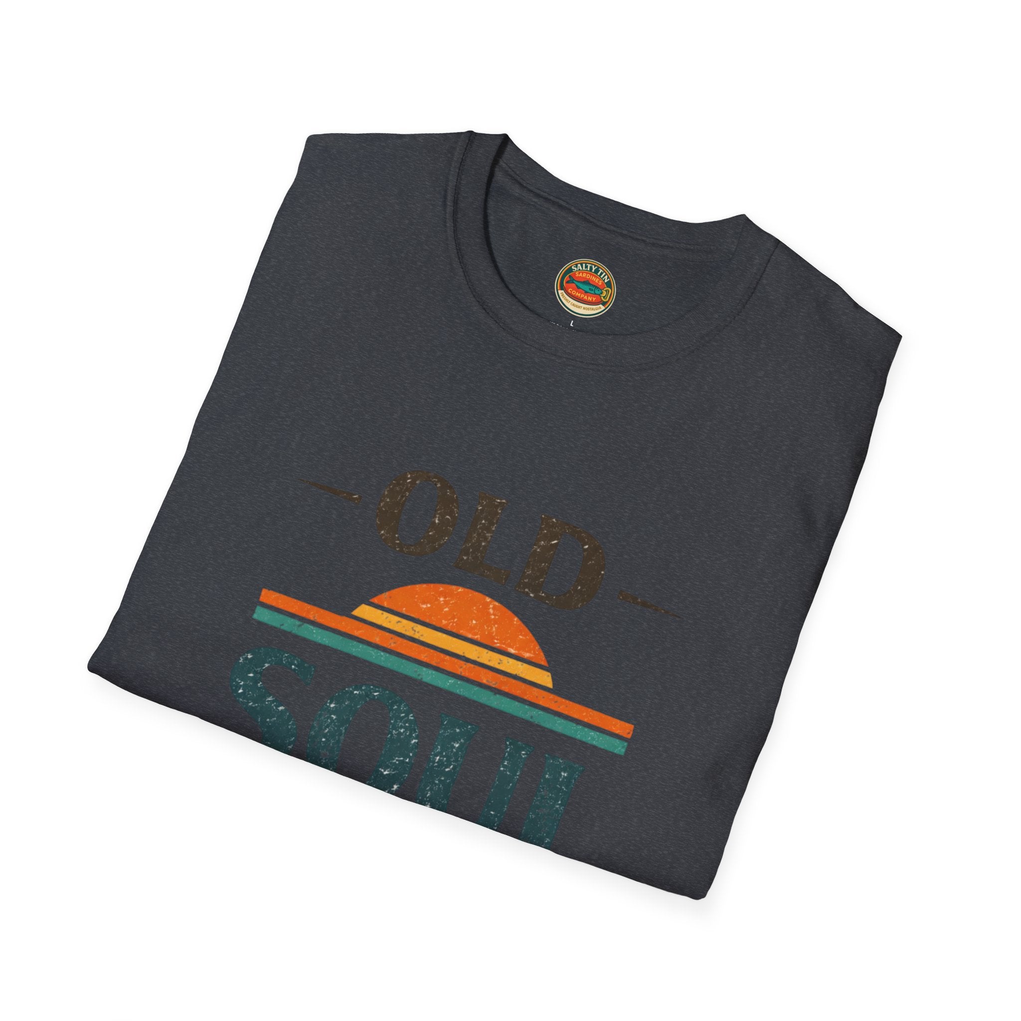Old Soul Club T-Shirt — Retro Sunset Graphic Tee - Creations by Chris and Carlos