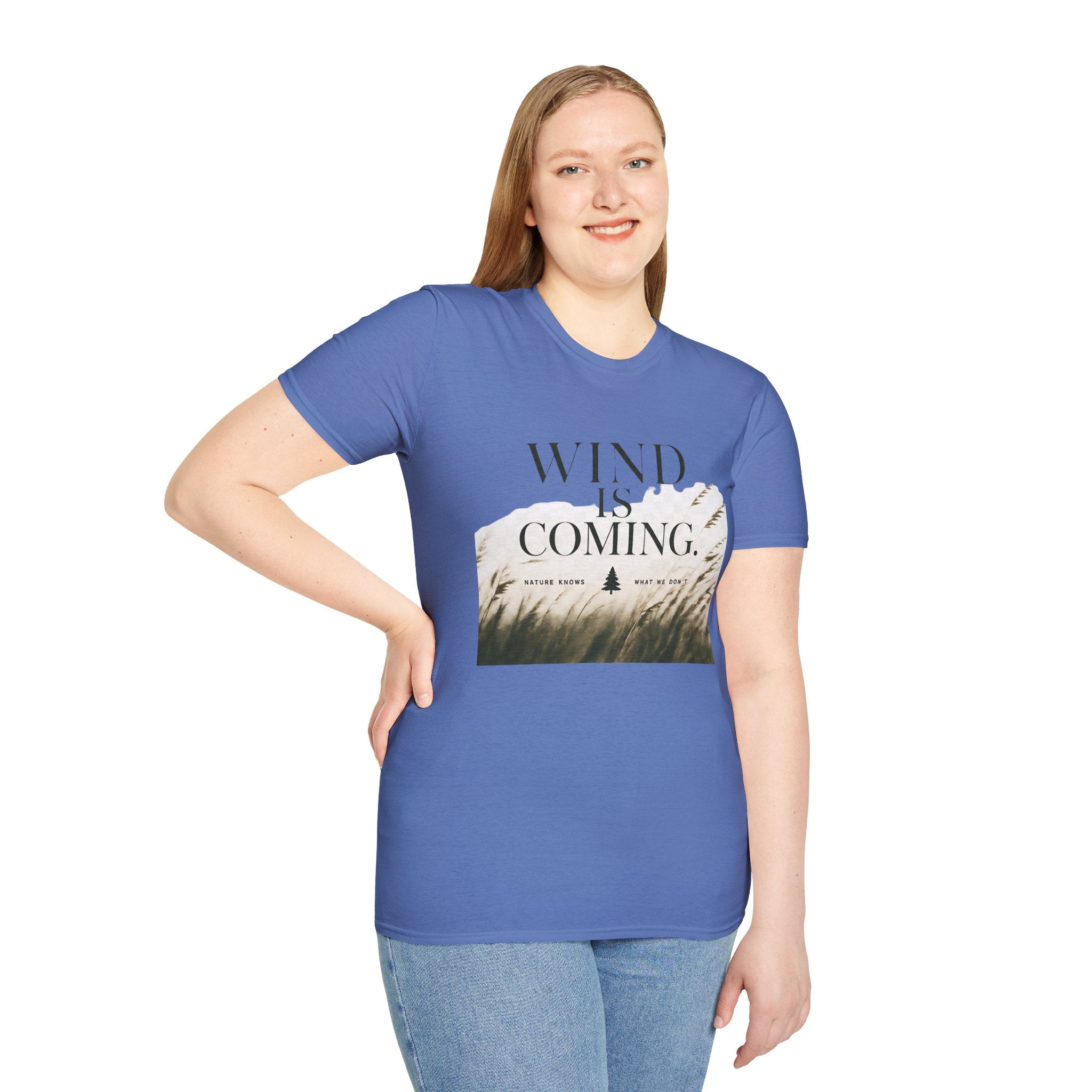 Wind Is Coming T-Shirt — Nature Breeze Graphic Tee - Creations by Chris and Carlos