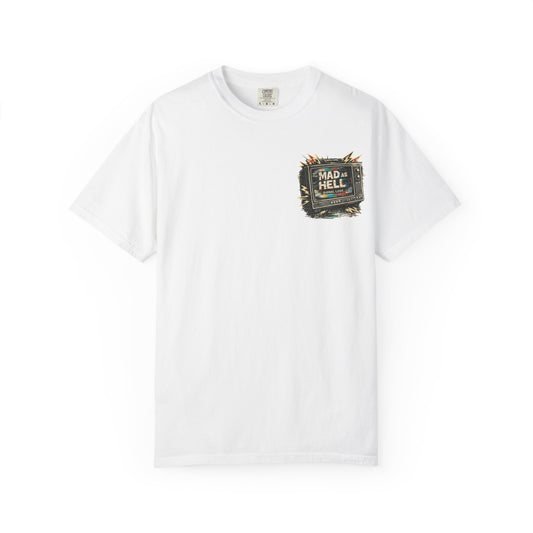T-Shirt — "I'm As Mad As Hell" Retro TV Network Graphic Tee - Creations by Chris and Carlos