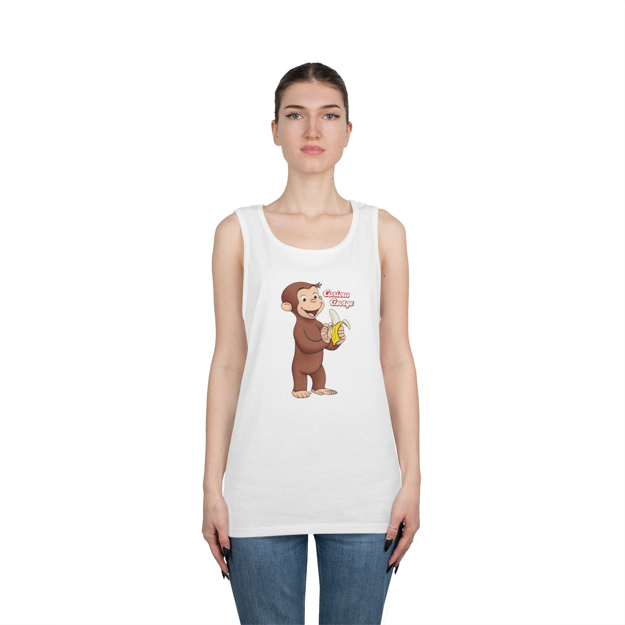 Curious George Monkey Banana Tank Top - Creations by Chris and Carlos