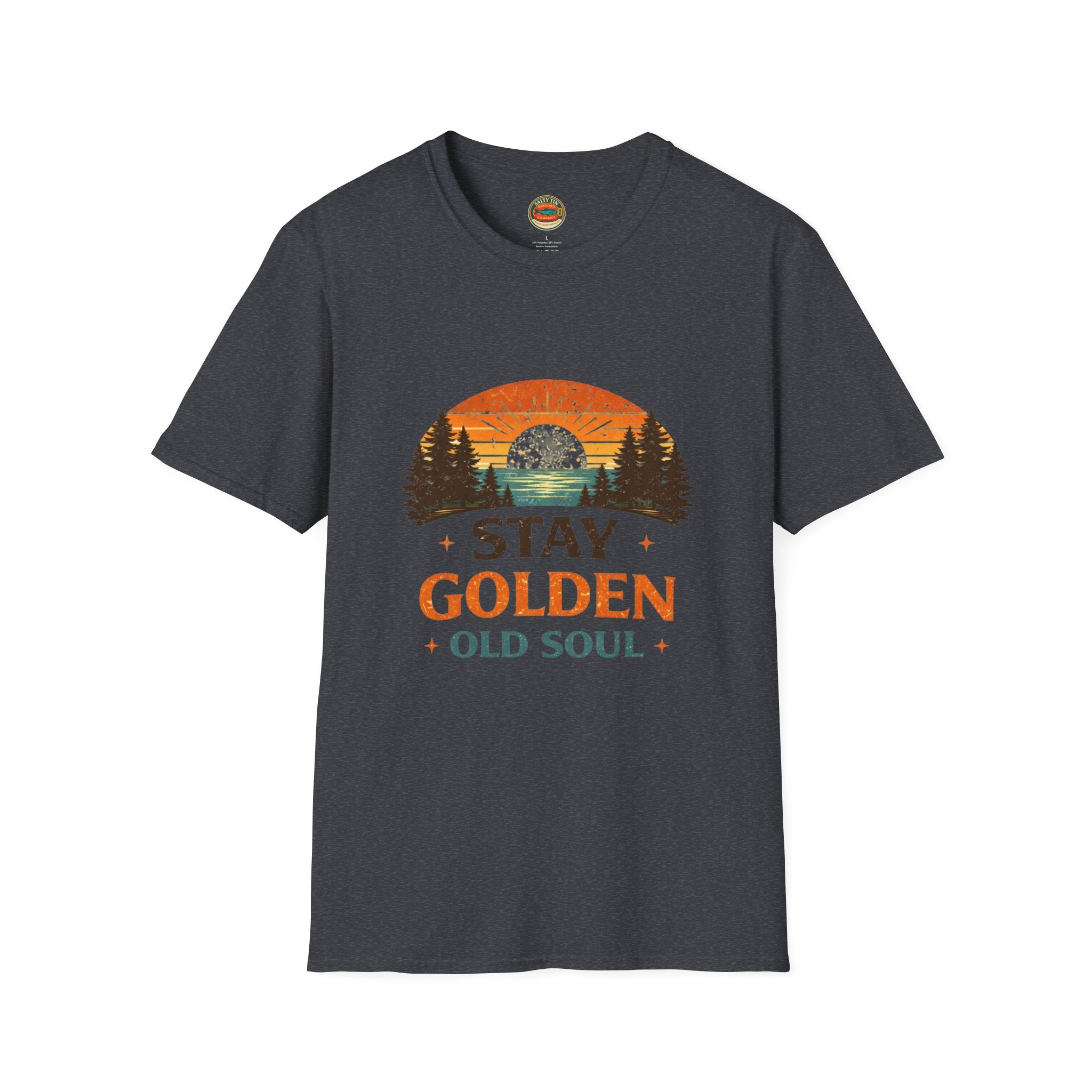 Stay Golden Old Soul T-Shirt — Vintage Sunset Nature Tee - Creations by Chris and Carlos