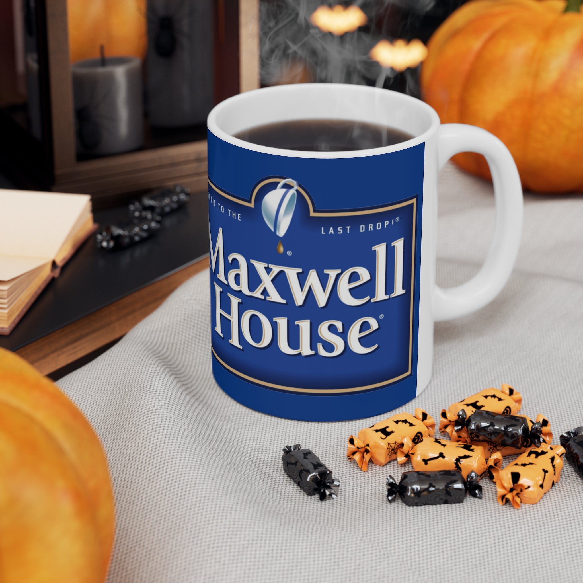 Maxwell Coffee- White Ceramic Mug - Creations by Chris and Carlos