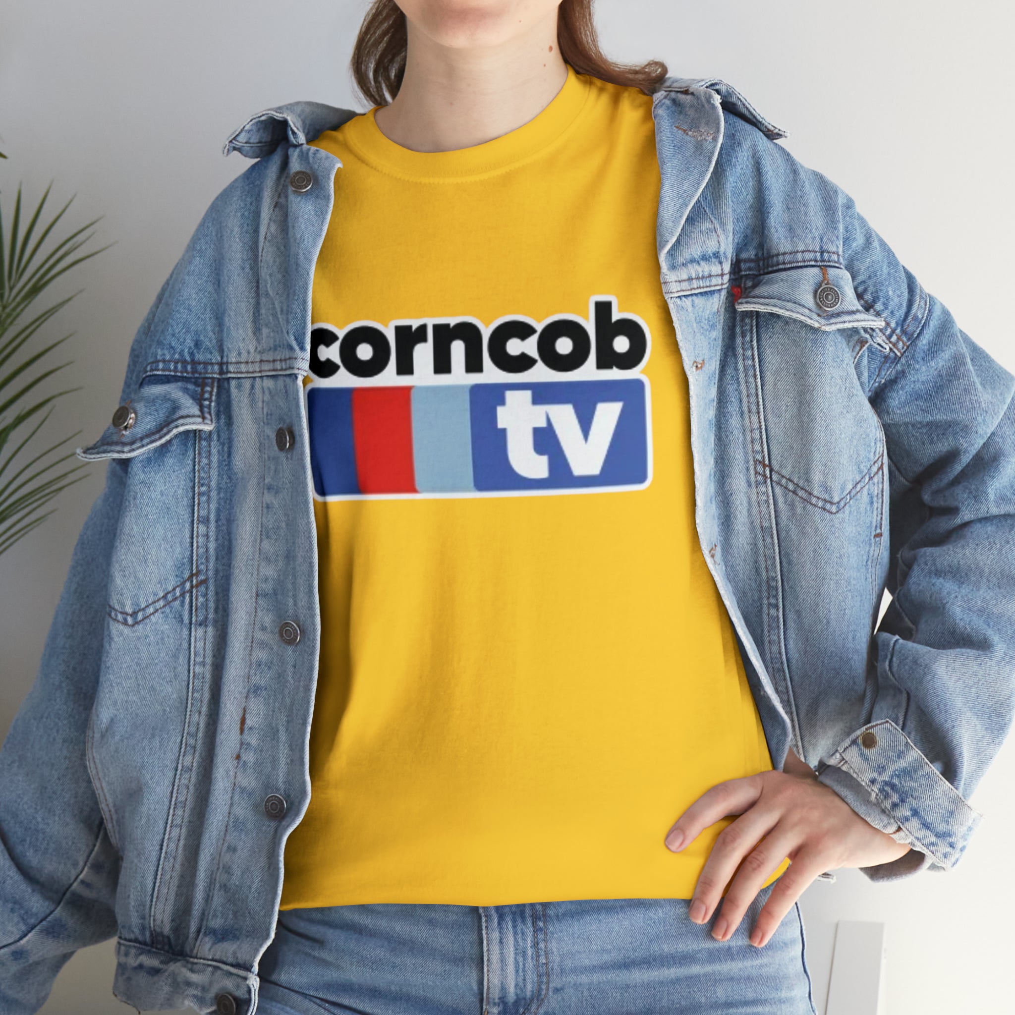 Corncob Tv- Unisex Heavy Cotton T-Shirt - Creations by Chris and Carlos