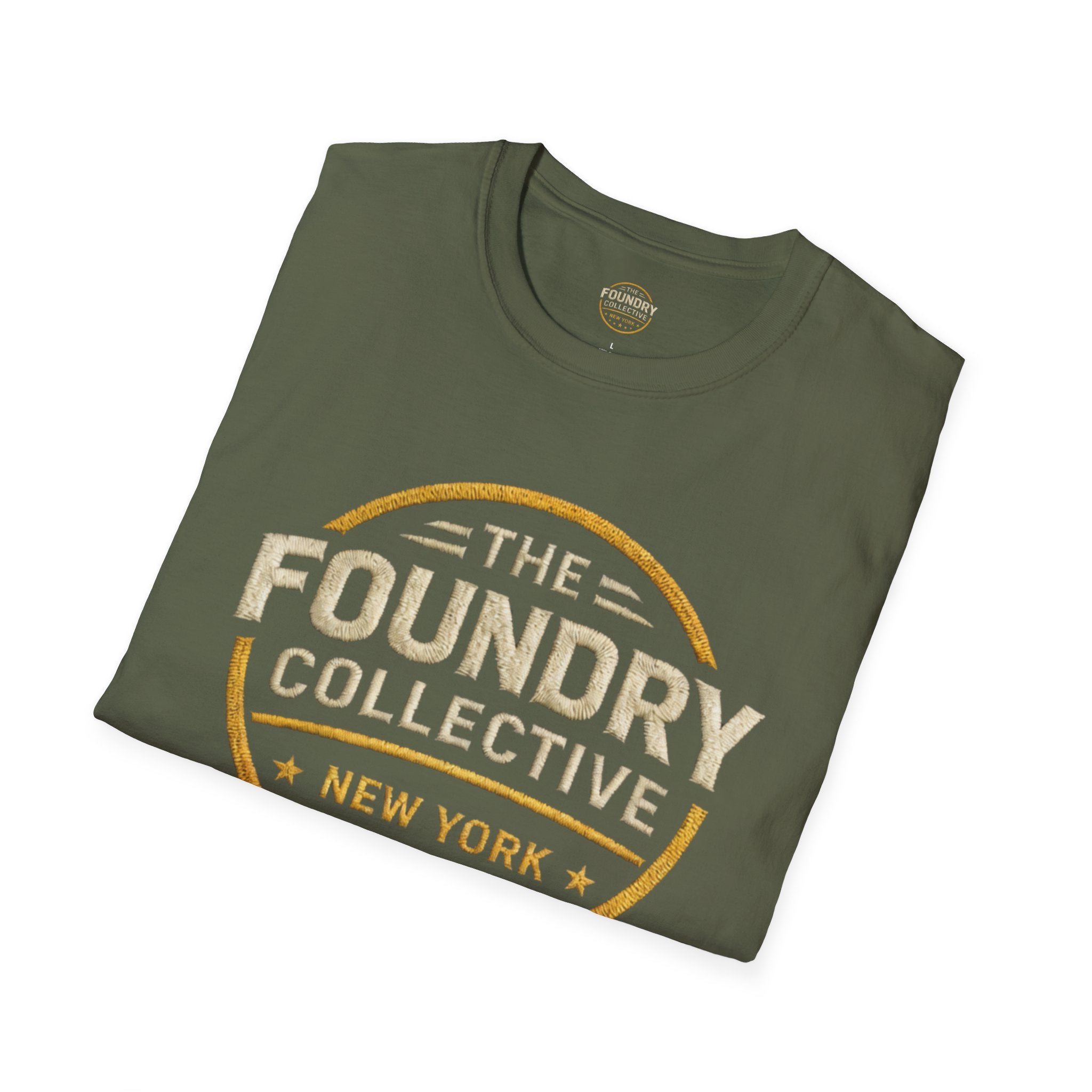 The Foundry Collective New York T-Shirt — Vintage Badge Logo Tee - Creations by Chris and Carlos
