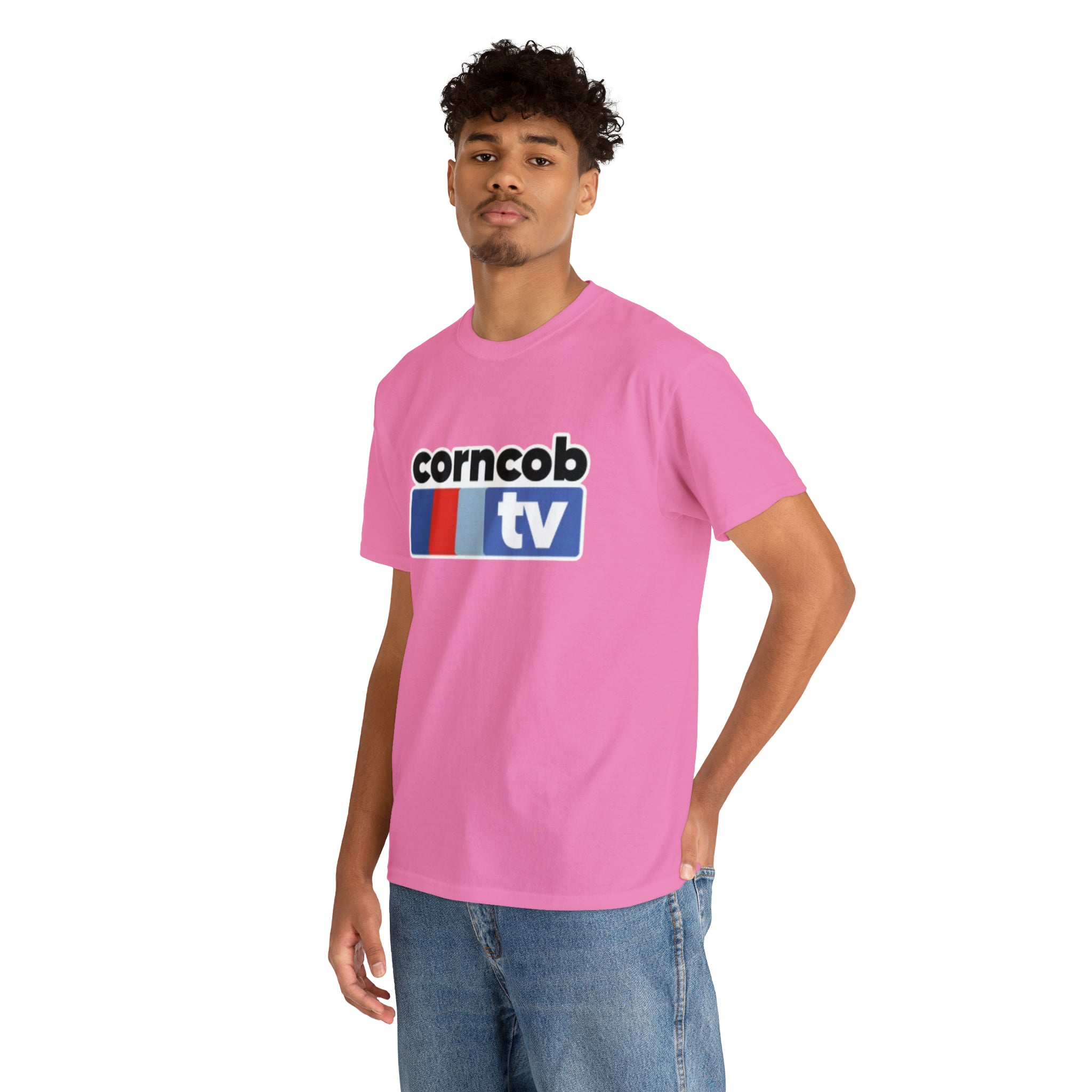 Corncob Tv- Unisex Heavy Cotton T-Shirt - Creations by Chris and Carlos