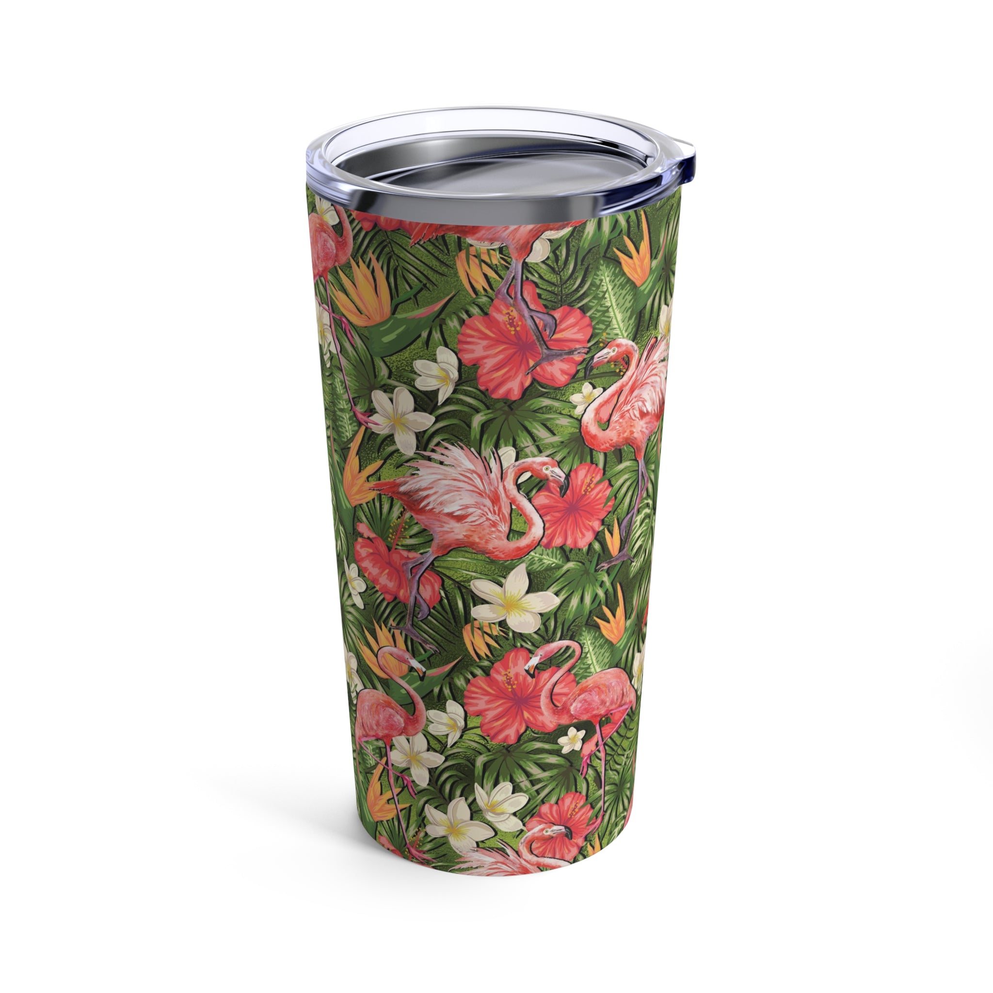 Flamingos- Tumbler 20oz - Creations by Chris and Carlos