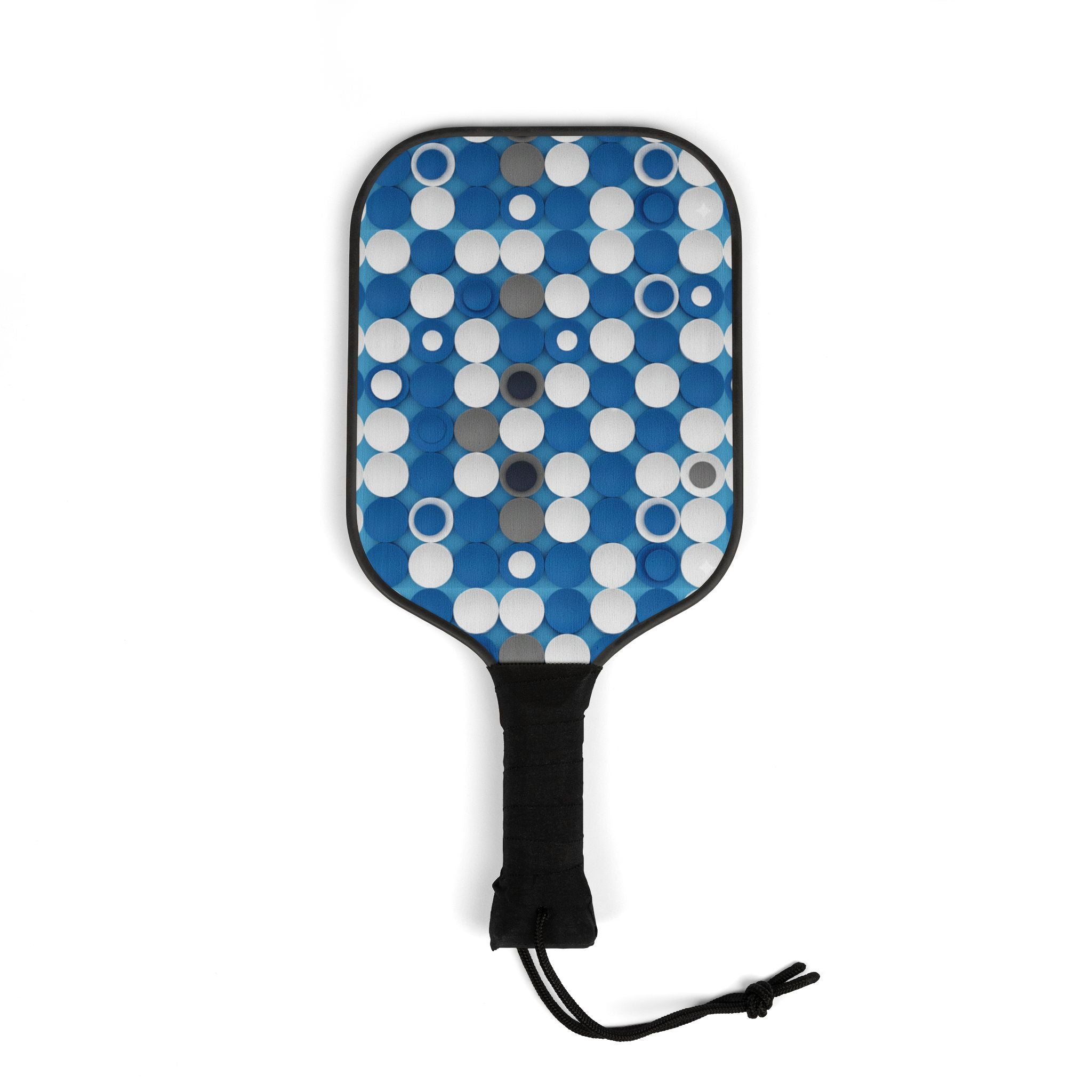 Prism Point Athletic Collection Pickleball Paddle Set — Blue Bubble Design Pickleball Kit with 2 Paddles & Balls - Creations by Chris and Carlos