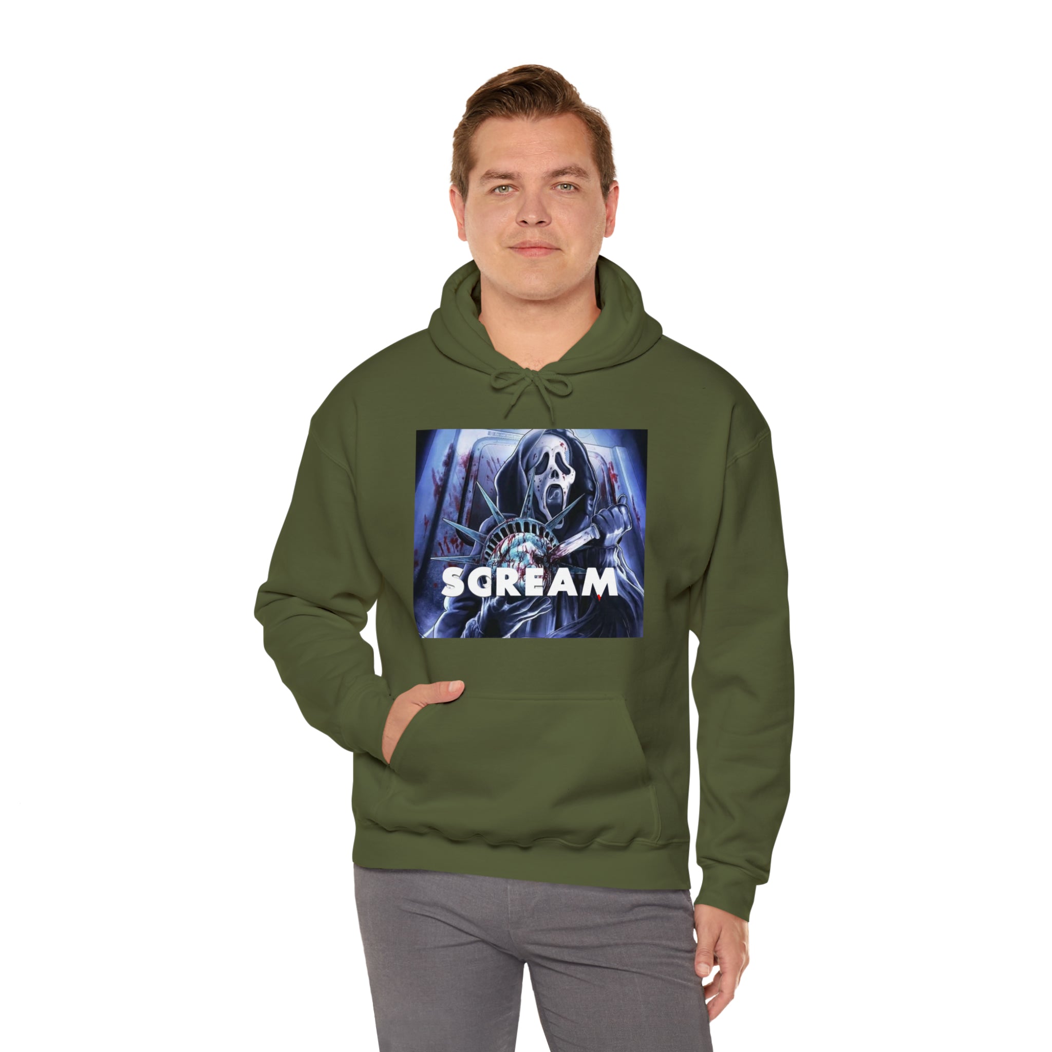 Scream- Unisex Heavy Blend™ Hooded Sweatshirt - Creations by Chris and Carlos