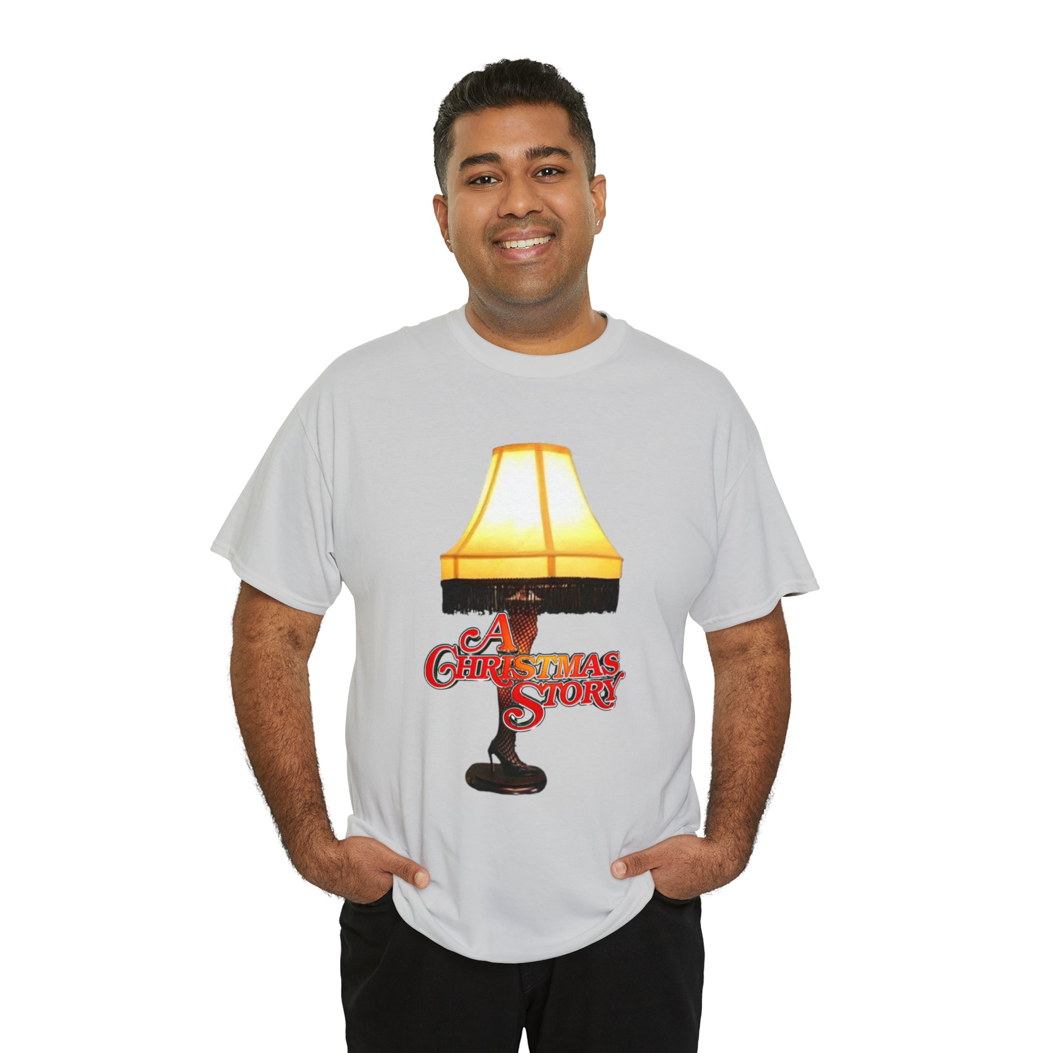 A Christmas Story- Leg Lamp Unisex Heavy Cotton T-Shirt - Creations by Chris and Carlos