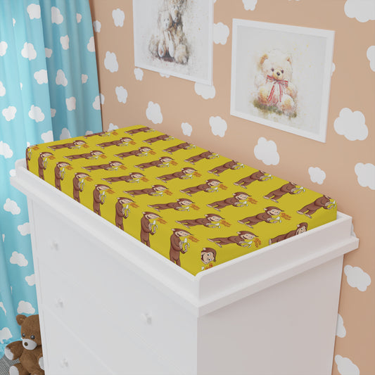 Baby Changing Pad Curious George Cover — Cute Baby Sloth Pattern - Creations by Chris and Carlos