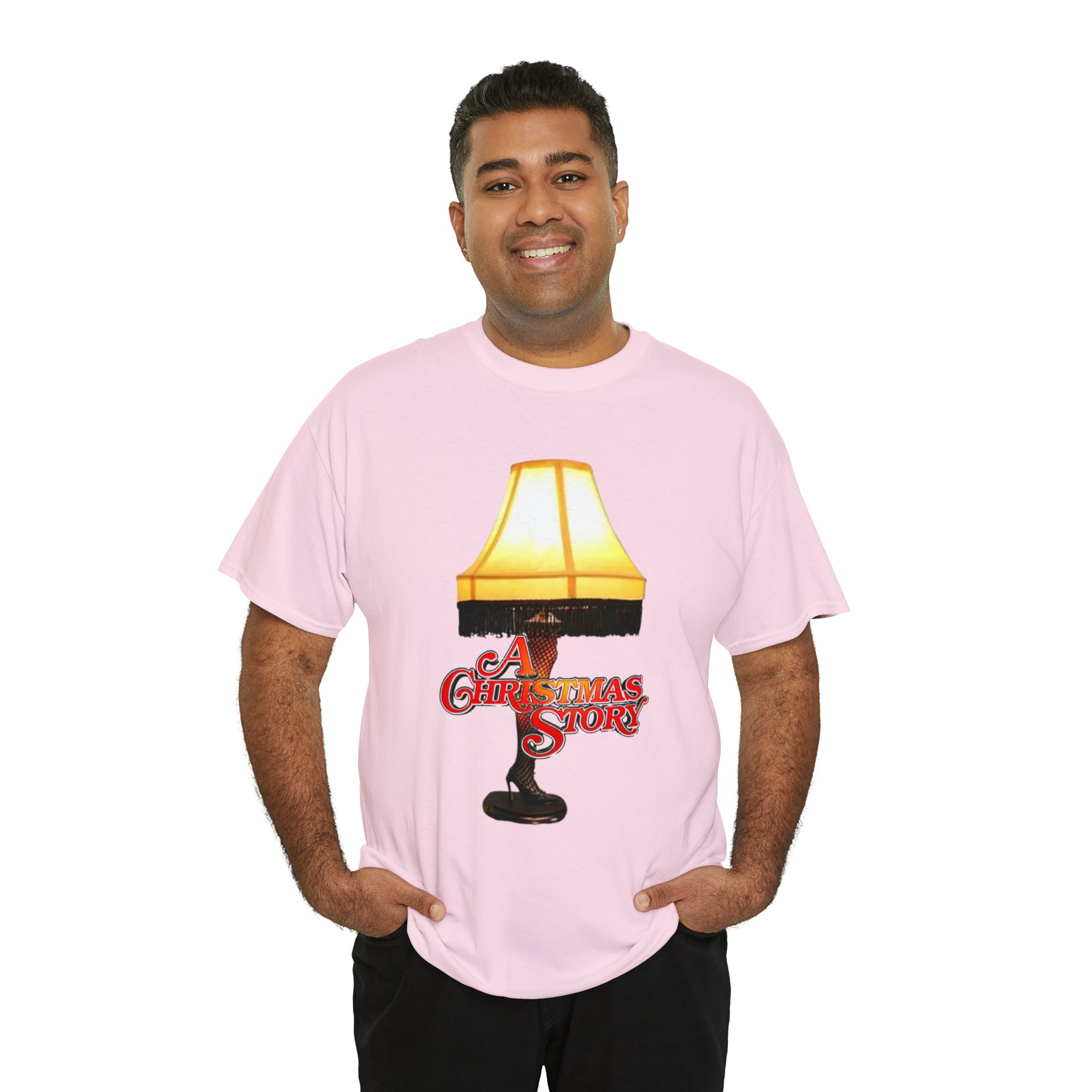 A Christmas Story- Leg Lamp Unisex Heavy Cotton T-Shirt - Creations by Chris and Carlos