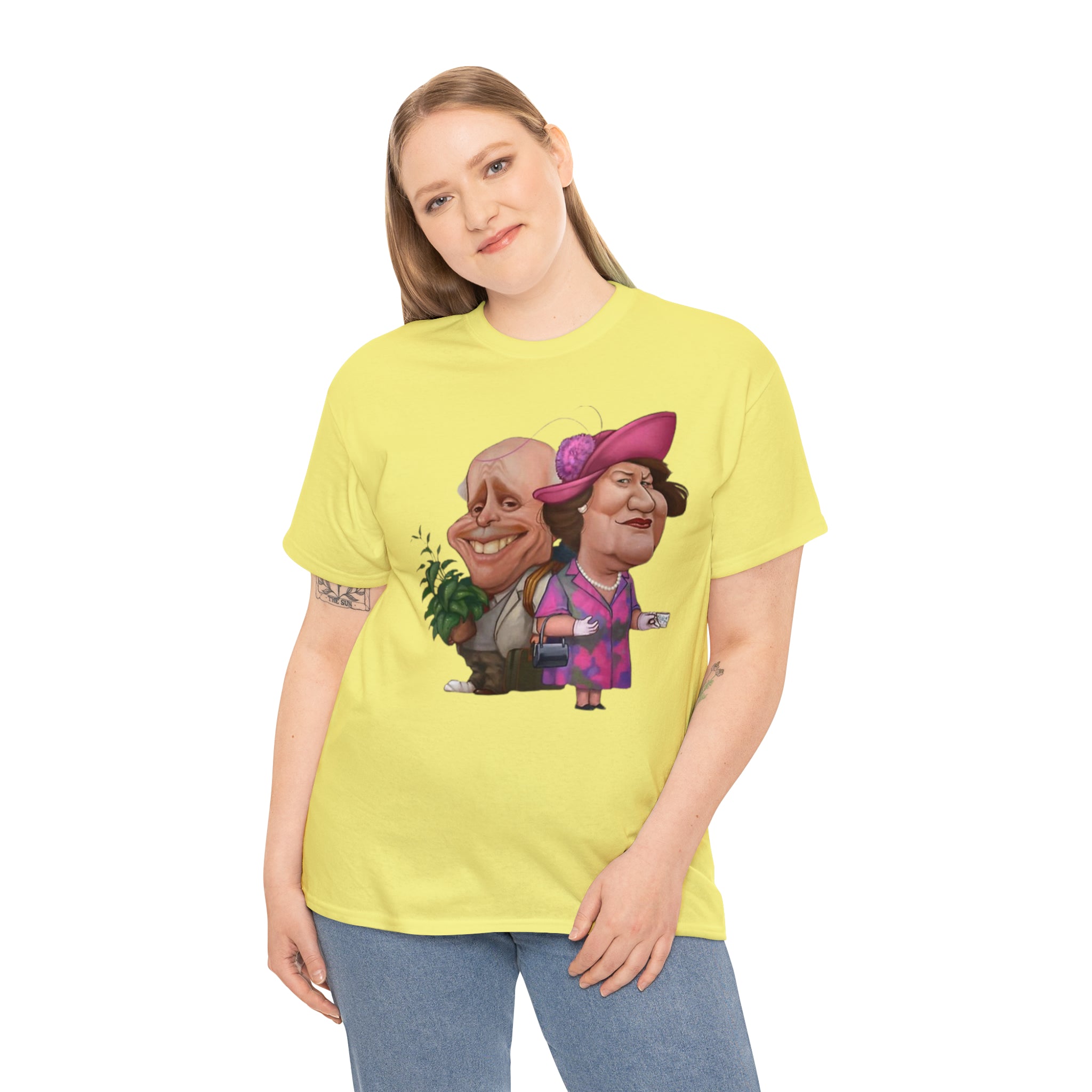Keeping Up Appearances 90's TV Show-Unisex Heavy Cotton T-Shirt - Creations by Chris and Carlos
