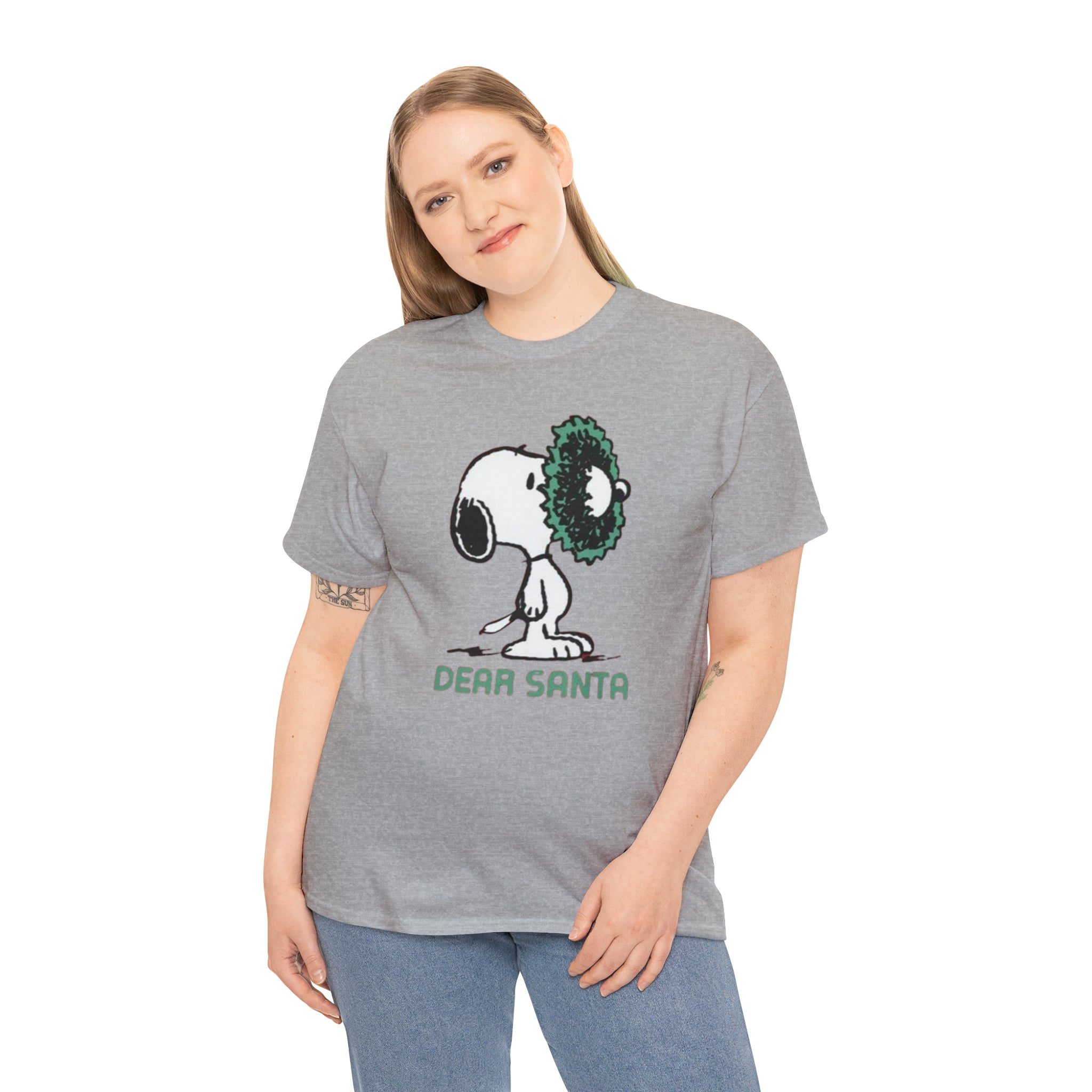 Snoopy- Unisex Heavy Cotton T-Shirt - Creations by Chris and Carlos