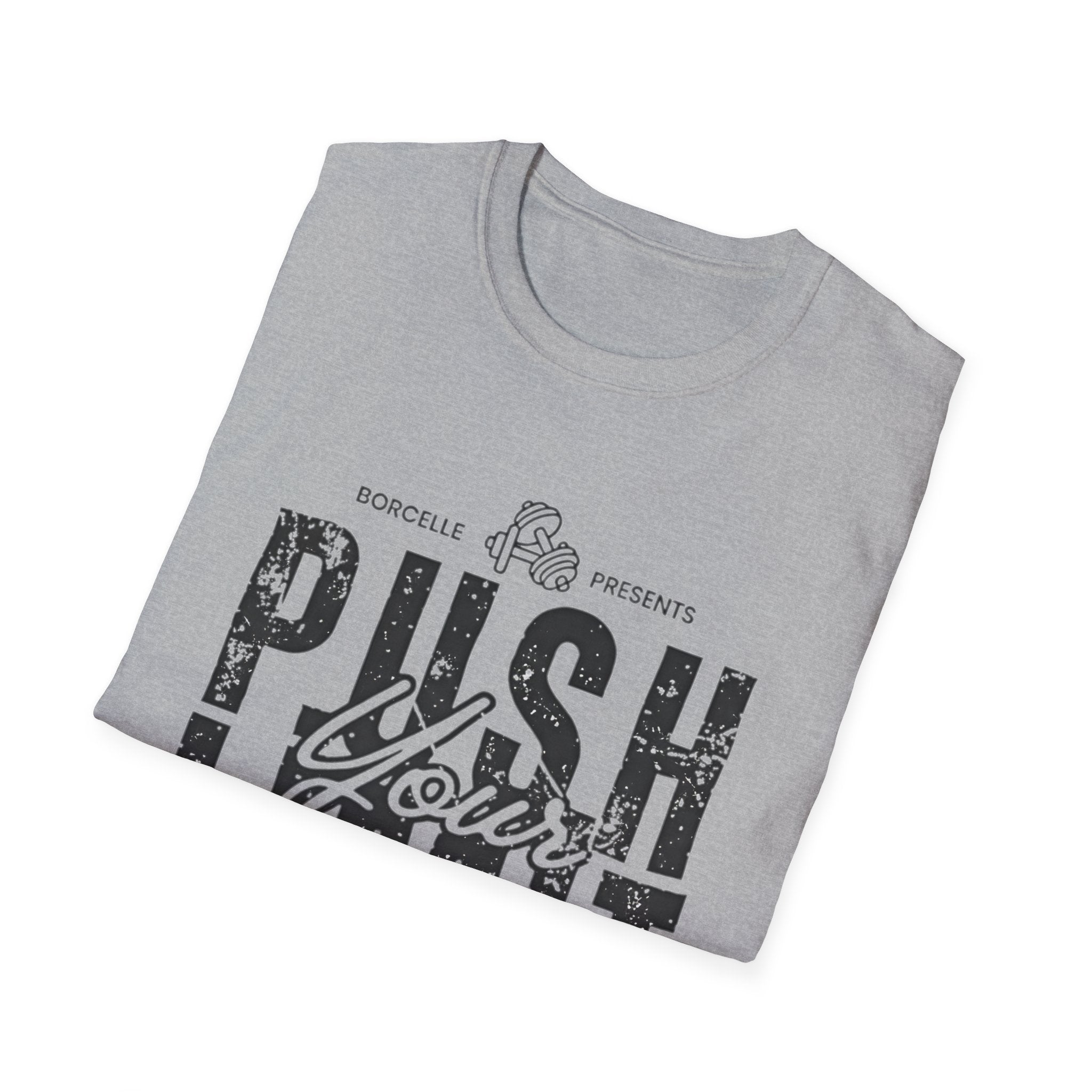 Push Your Limit T-Shirt — Motivational Gym Workout Tee - Creations by Chris and Carlos