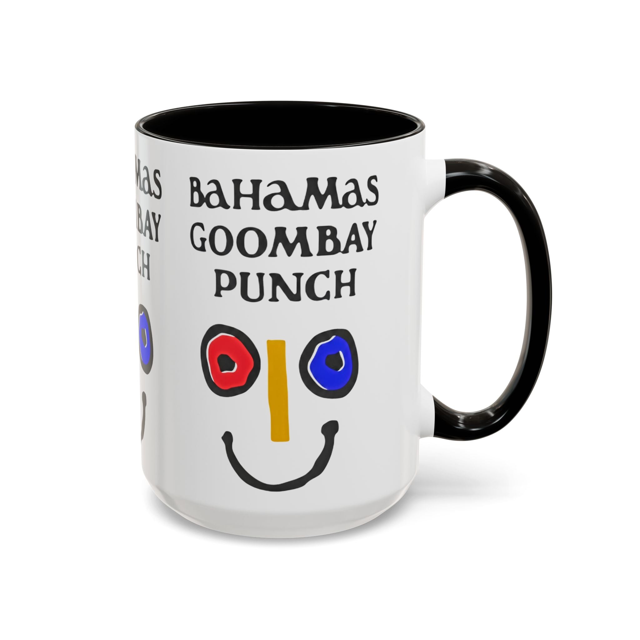 Bahamas Goombay Punch Mug — Colorful Caribbean Smile Coffee Cup (11oz, 15oz) - Creations by Chris and Carlos