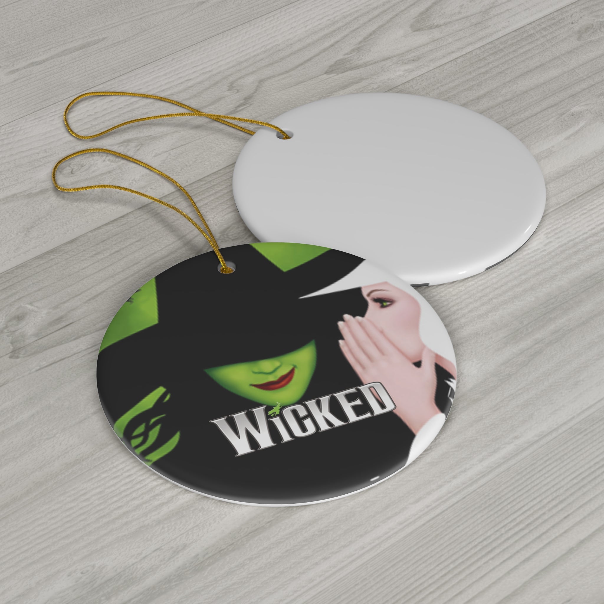 Wicked- Ceramic Ornament, 4 Shapes - Creations by Chris and Carlos