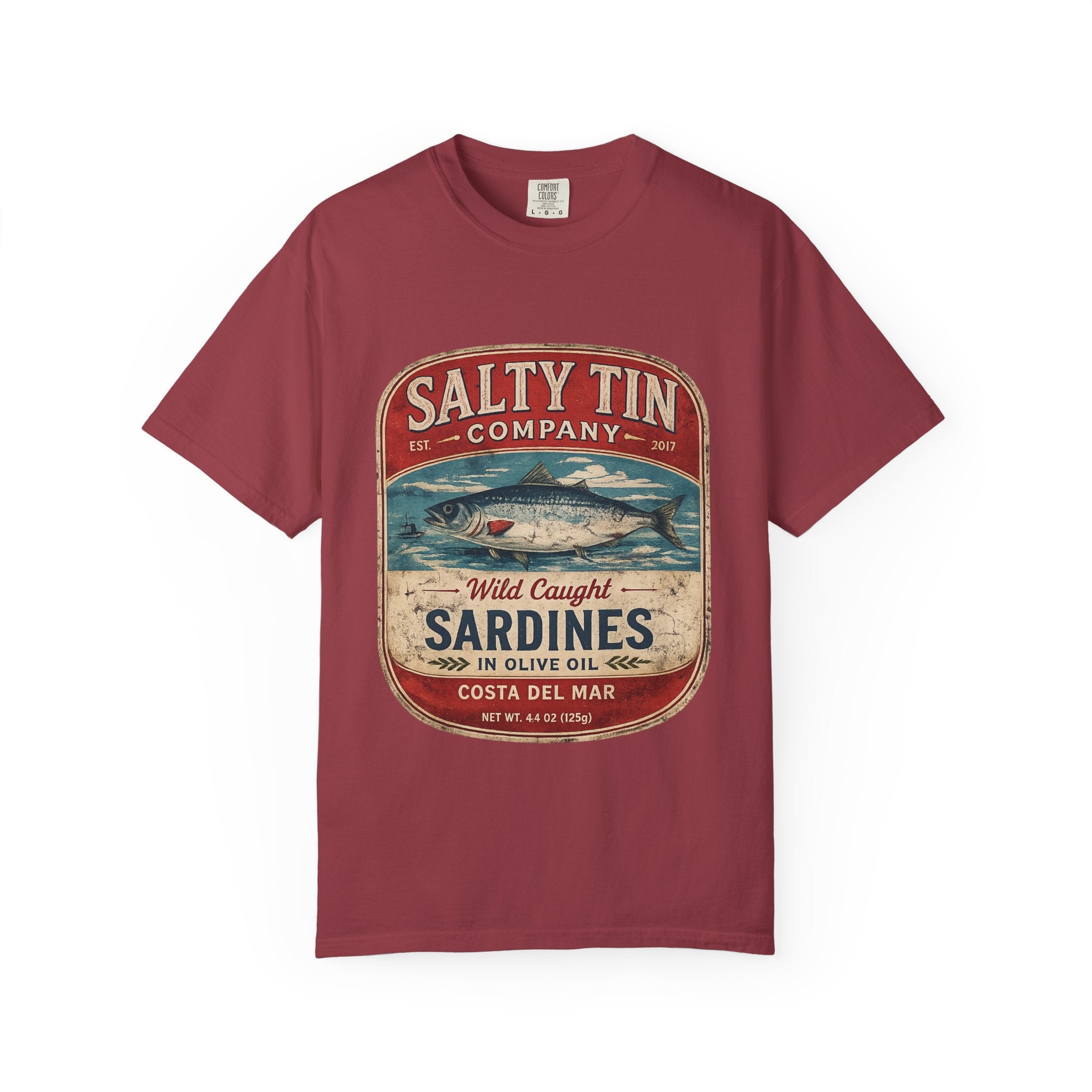 Vintage 'Salty Tin Company' Sardines T-Shirt - Creations by Chris and Carlos
