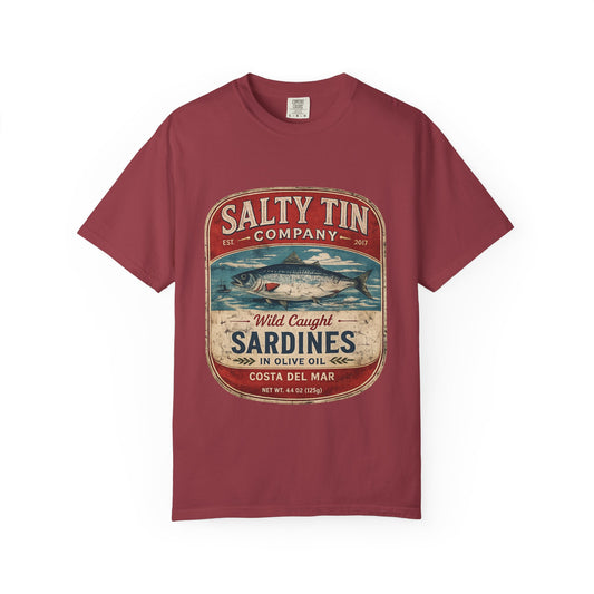 Vintage 'Salty Tin Company' Sardines T-Shirt - Creations by Chris and Carlos