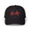 Dad Cap "Hacks" Embroidered Baseball Hat — Casual White Adjustable Hat