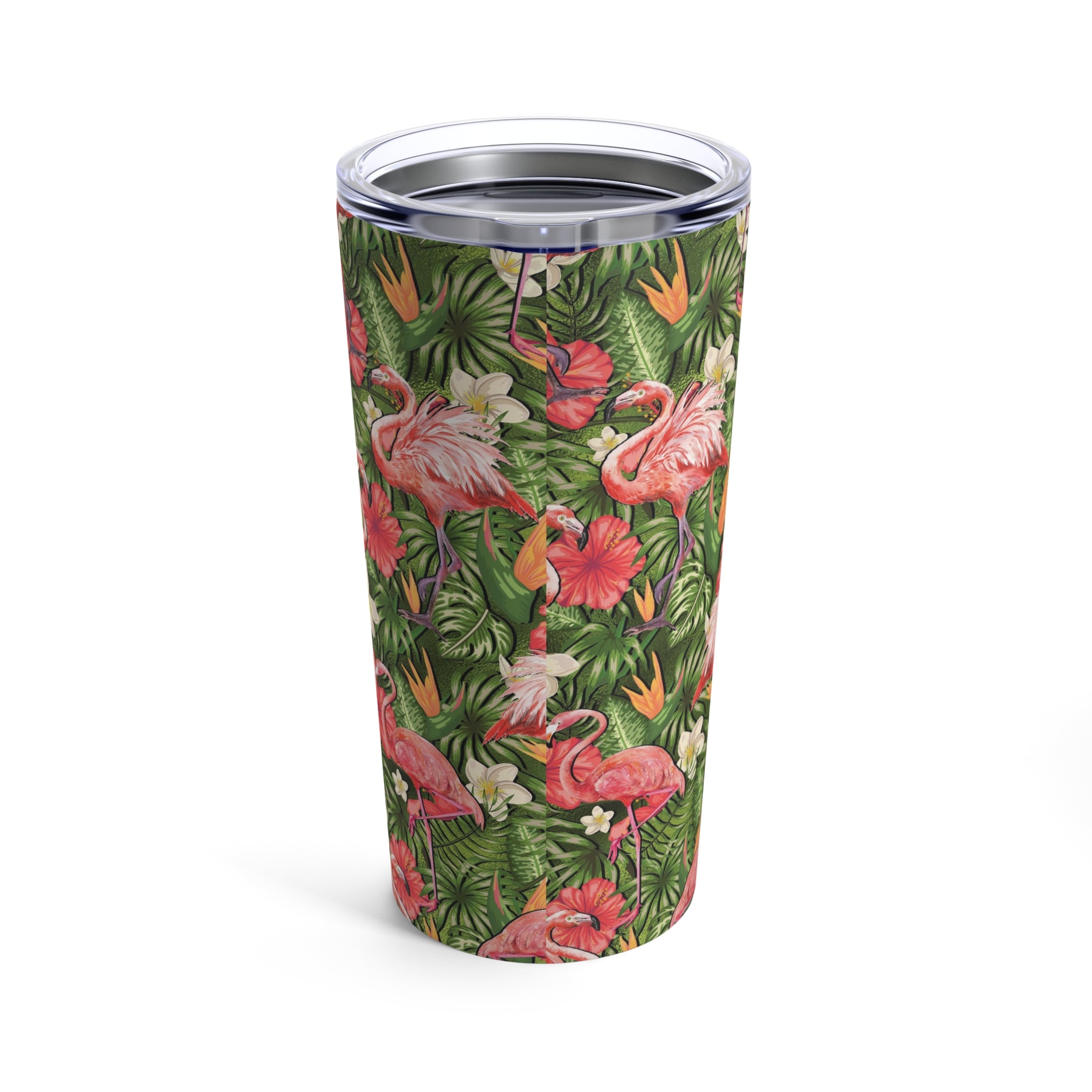 Flamingos- Tumbler 20oz - Creations by Chris and Carlos