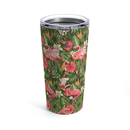 Flamingos- Tumbler 20oz - Creations by Chris and Carlos