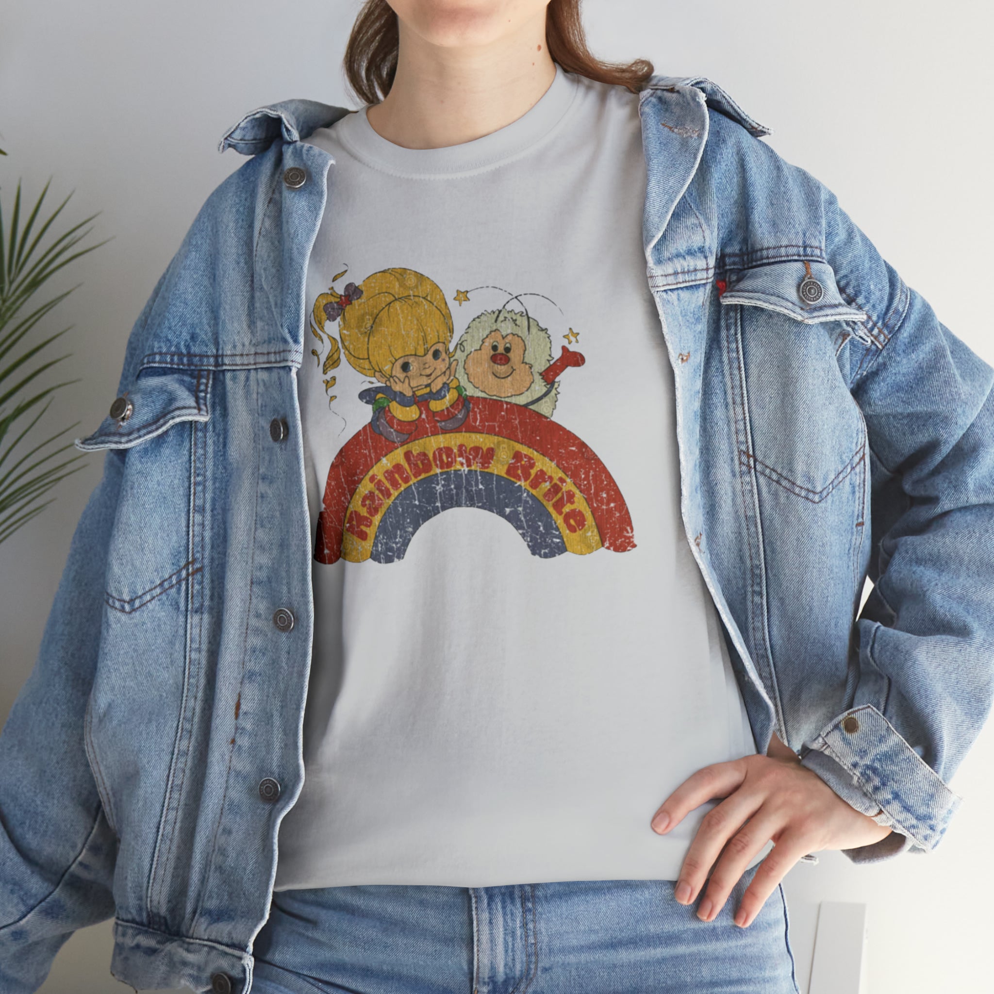 Rainbow Bright- Unisex Heavy Cotton T-Shirt - Creations by Chris and Carlos