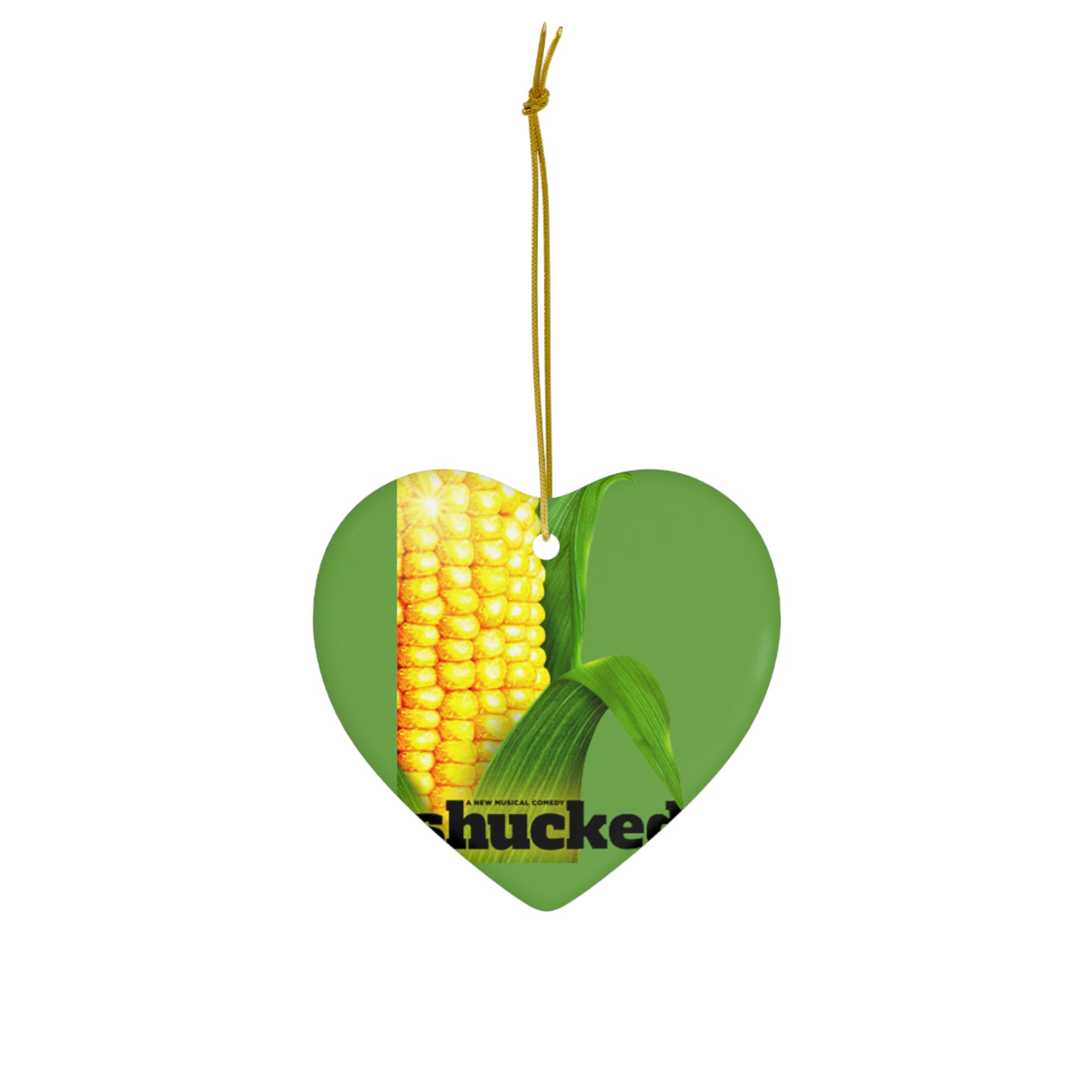 Shucked the musical- Ceramic Ornament, 4 Shapes - Creations by Chris and Carlos