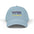 WSQK 94.5 FM Embroidered Denim Hat - Retro Radio Logo Cap - Creations by Chris and Carlos