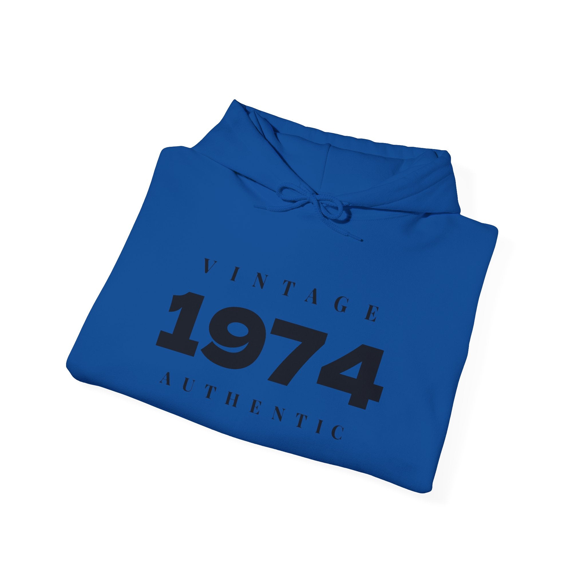 1974 Vintage Hoodie — Authentic Birthday Sweatshirt - Creations by Chris and Carlos