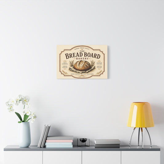 Canvas Wall Art — Vintage 'Butter & Co.' Sweet Cream Butter Label - Creations by Chris and Carlos