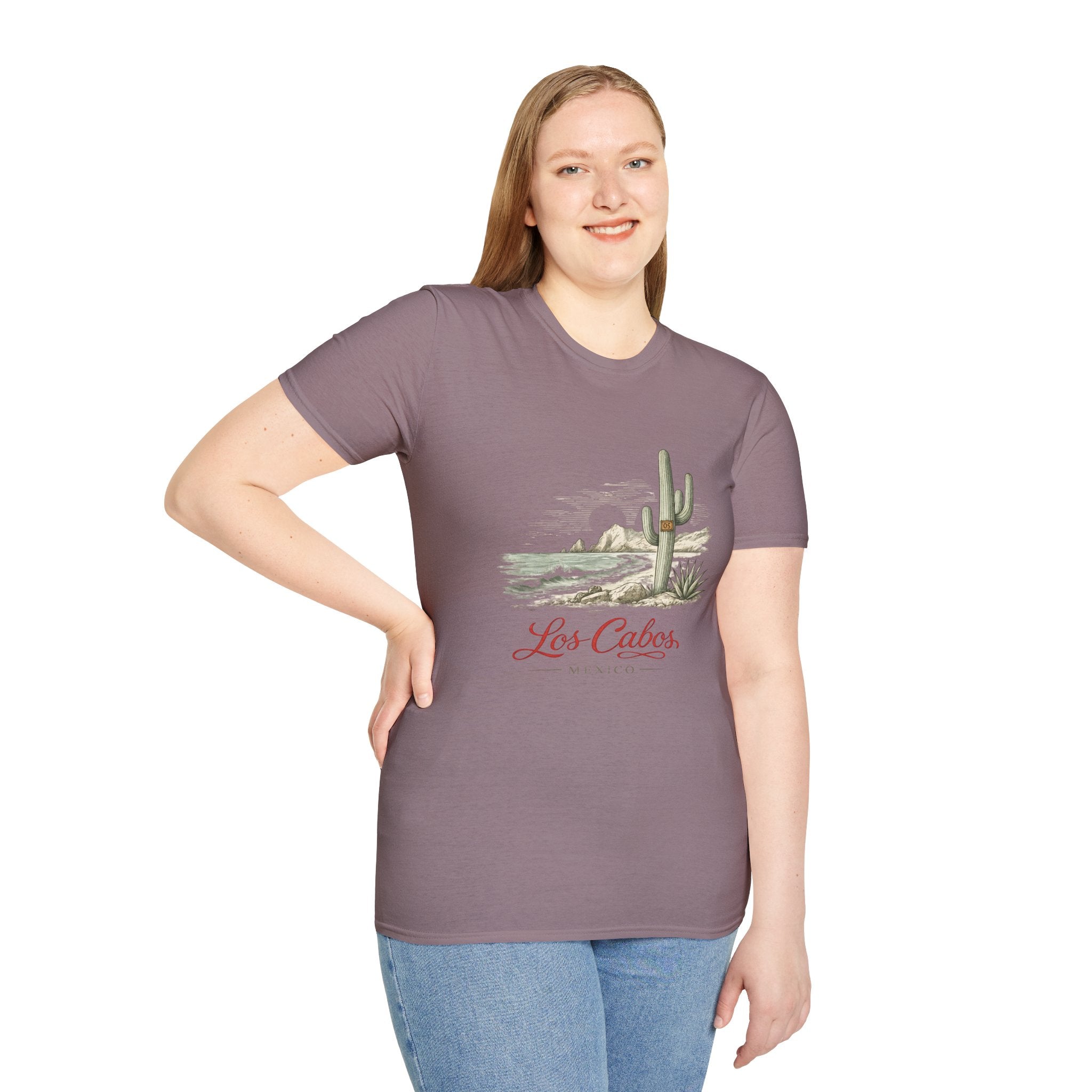 Los Cabos Desert Coast T-Shirt — Vintage Cactus Beach Graphic - Creations by Chris and Carlos
