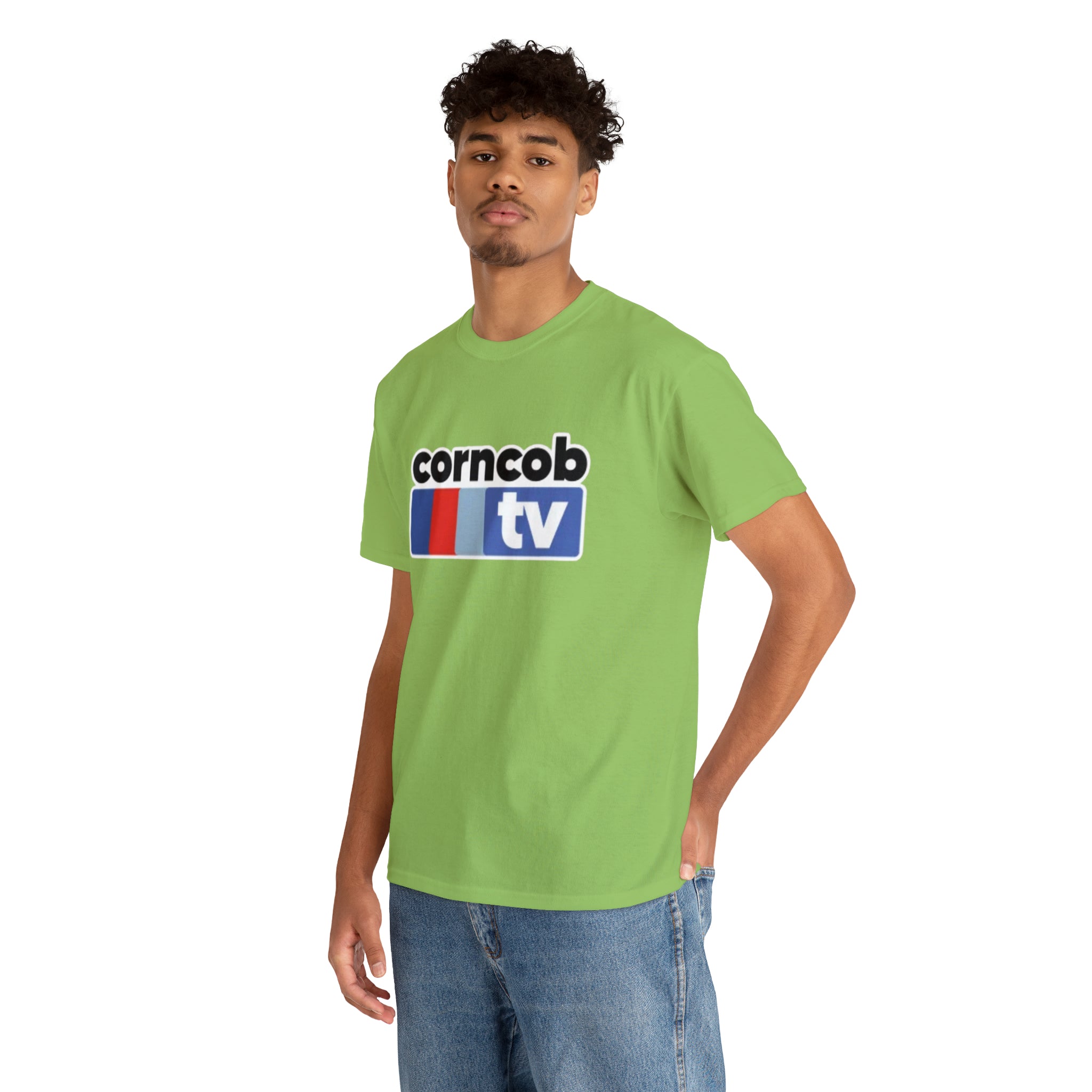 Corncob Tv- Unisex Heavy Cotton T-Shirt - Creations by Chris and Carlos