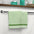 Stripe + Stich Green Stripe Face Towel – Soft Absorbent Bath Hand Towel