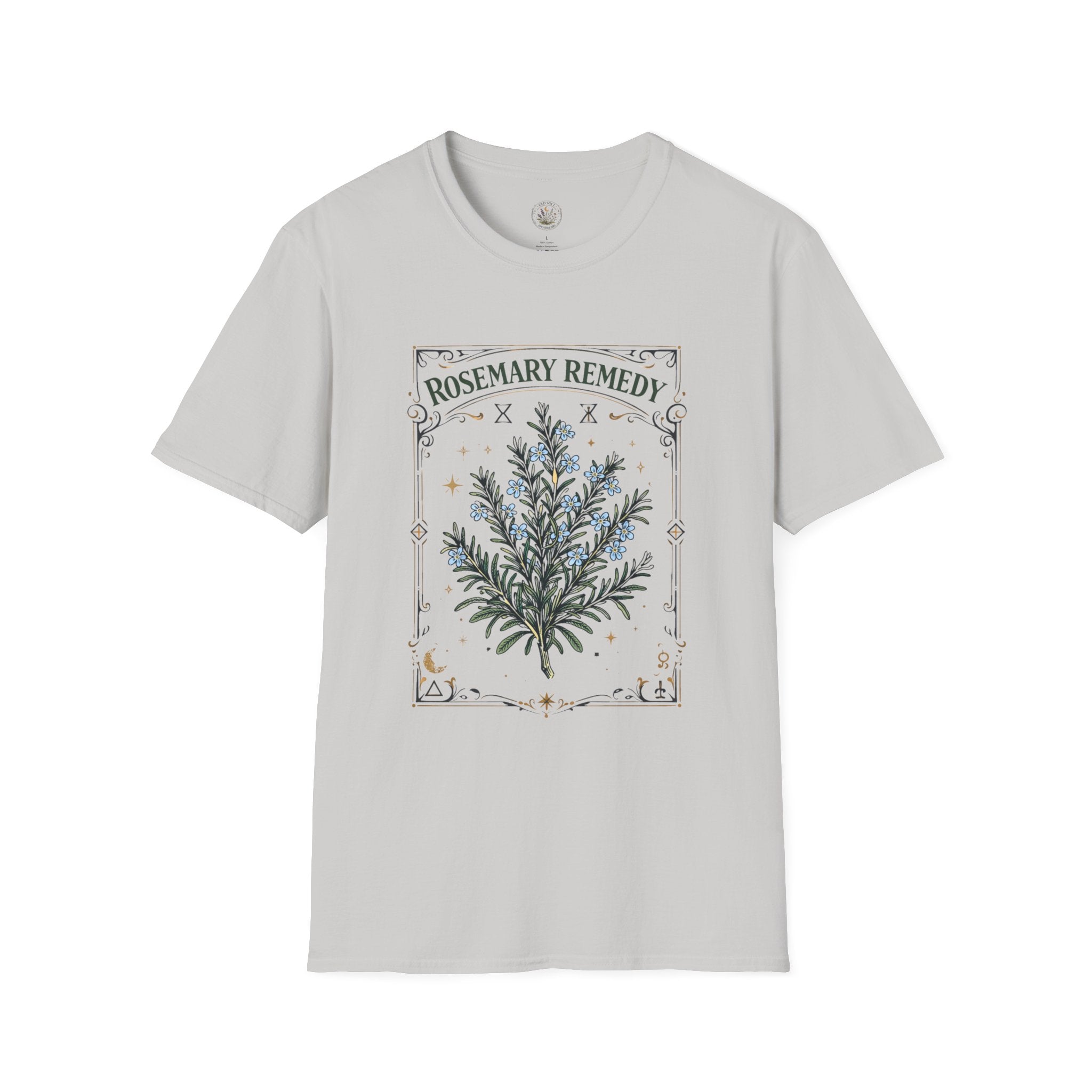 Old Soul Apothecary Rosemary Remedy T-Shirt – Botanical Herbal Remedy Tee - Creations by Chris and Carlos