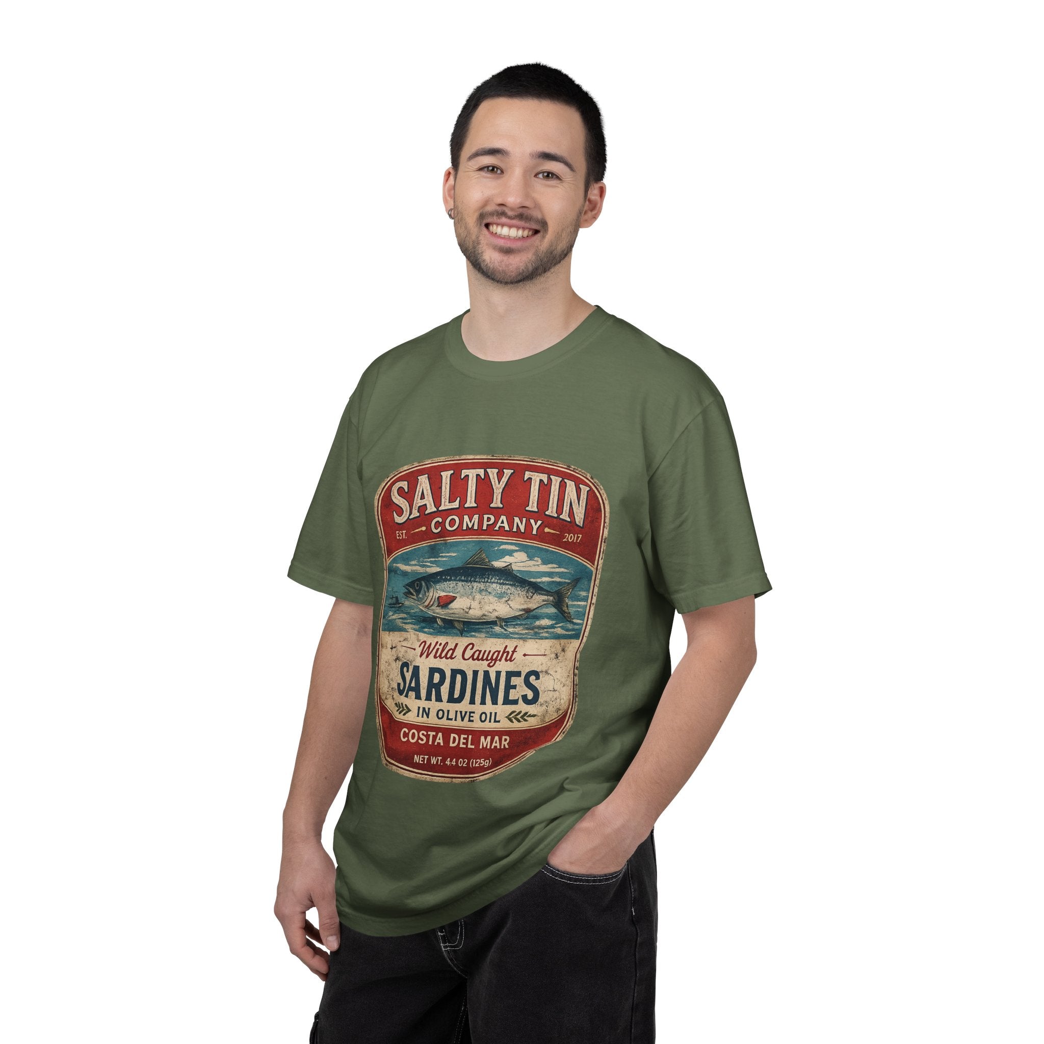 Vintage 'Salty Tin Company' Sardines T-Shirt - Creations by Chris and Carlos