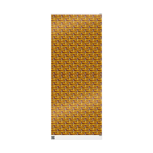 Wrapping Paper — Bold Comic “Punch the Monkey” Retro Pop Art Gift Wrap - Creations by Chris and Carlos
