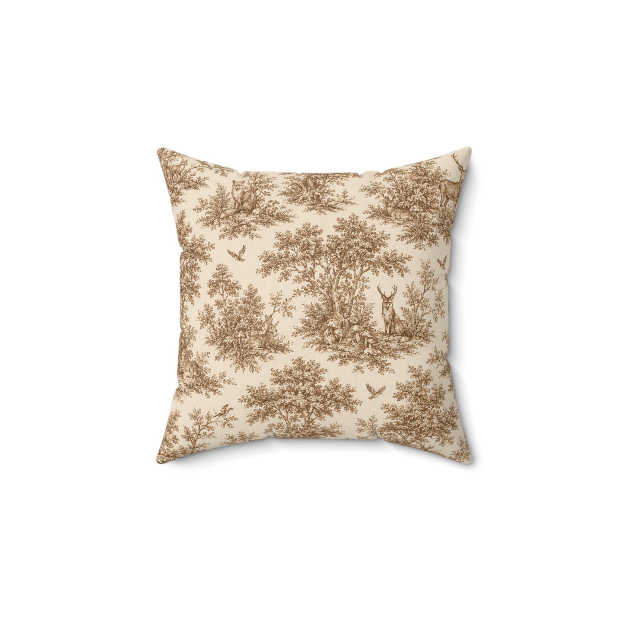 Old Soul Harvest™ Woodland Toile Throw Pillow - Throw Pillow from Old Soul Harvest Woodland Trail