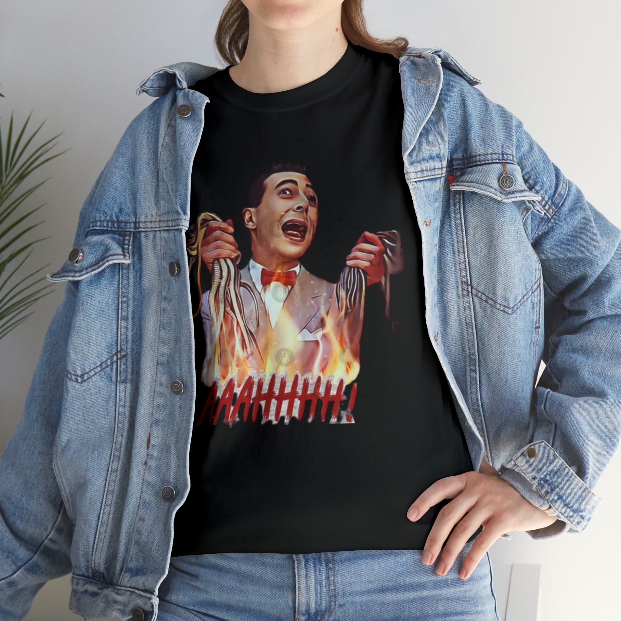 Pee Wee Herman-  Unisex Heavy Cotton T-Shirt - Creations by Chris and Carlos