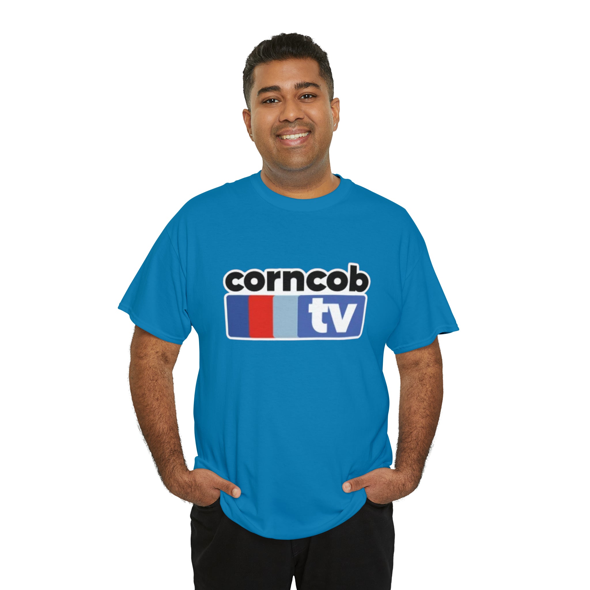 Corncob Tv- Unisex Heavy Cotton T-Shirt - Creations by Chris and Carlos