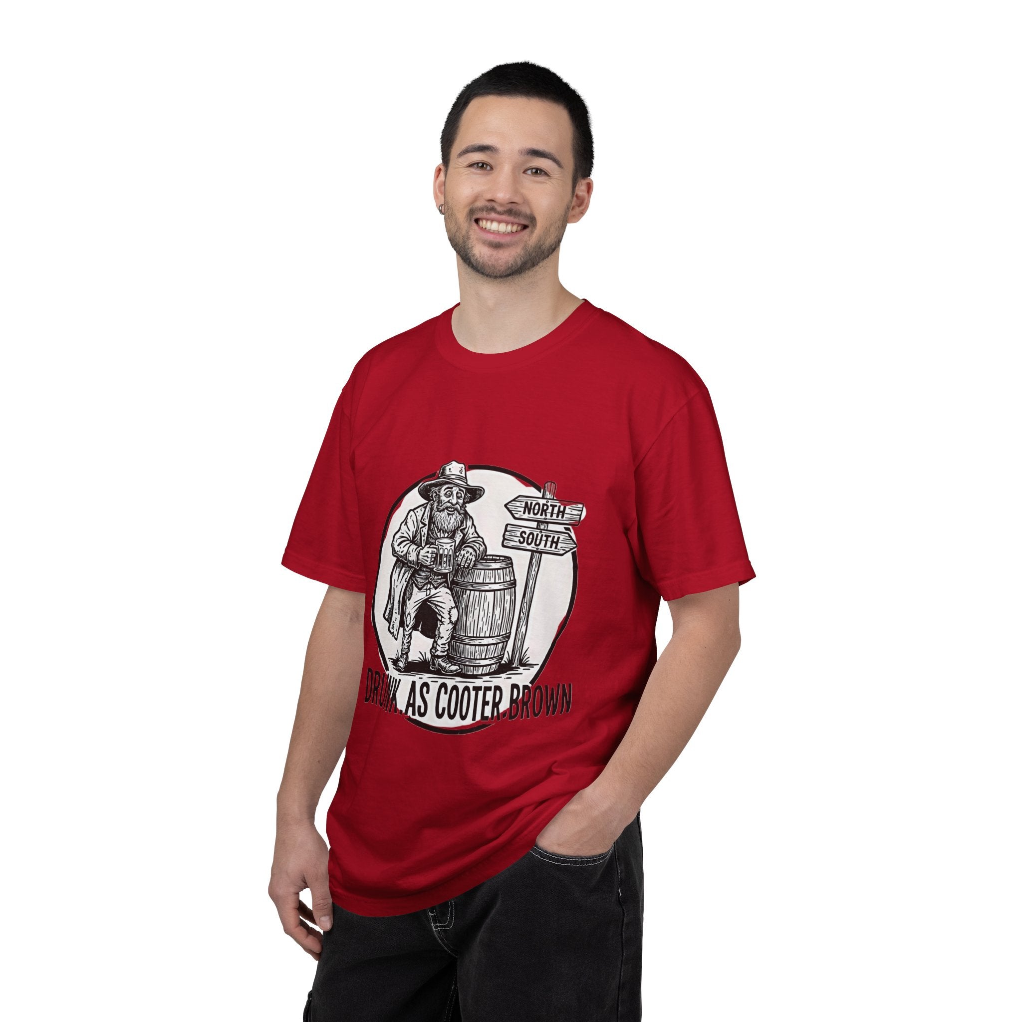 Drunk as Cooter Brown T-Shirt — Vintage Country Barrel Graphic Tee - Creations by Chris and Carlos