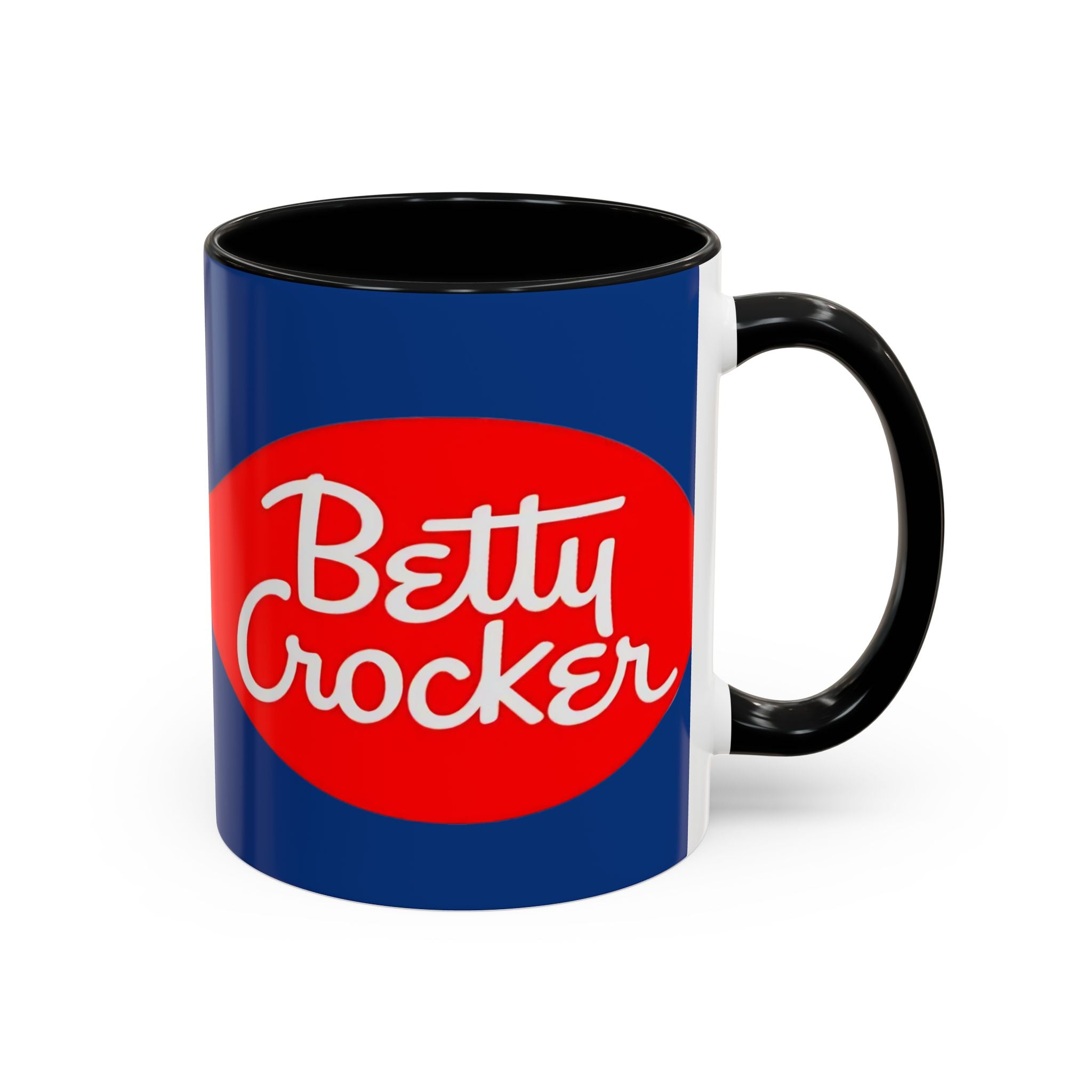 Betty Crocker Logo Accent Coffee Mug — Retro Baking Kitchen Gift (11/15oz) - Creations by Chris and Carlos