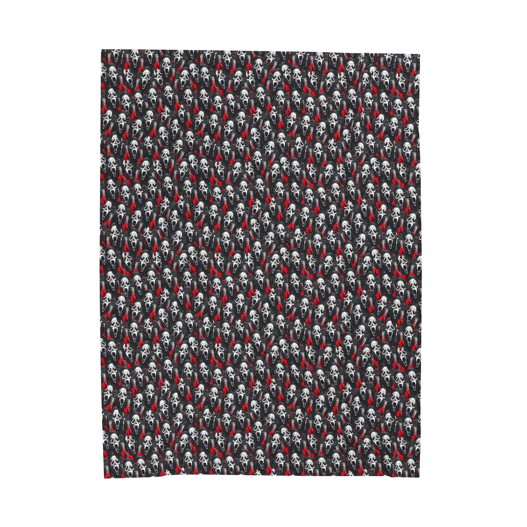 Scream Ghost Face- Velveteen Plush CuddleLux Bliss Blanket - Creations by Chris and Carlos
