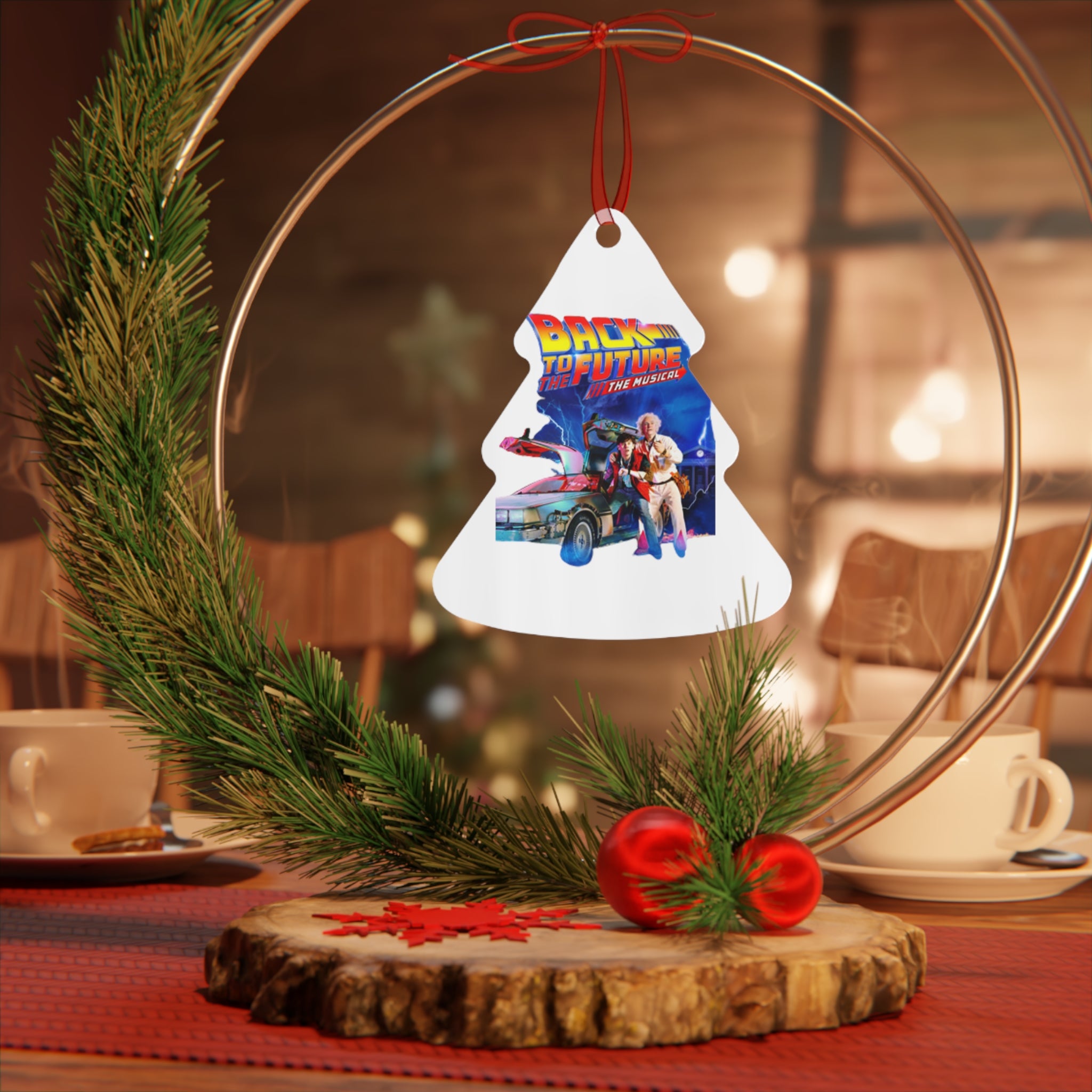 Back to the Future- Metal Ornaments - Creations by Chris and Carlos