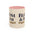 Bloom & Bam Accent Coffee Mug — Floral Heart Ceramic Coffee Cup (11/15oz)