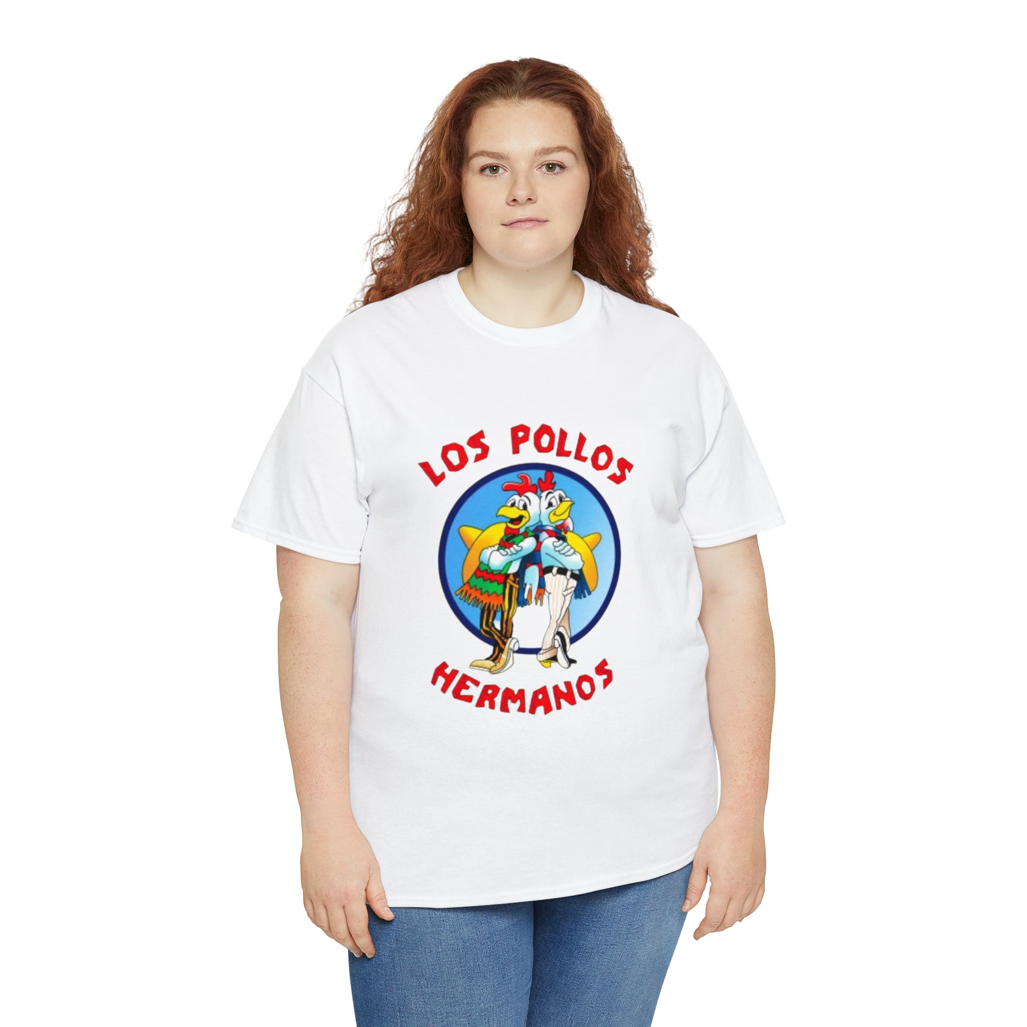 Pollos- Unisex Heavy Cotton T-Shirt - Creations by Chris and Carlos