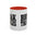 Break the Rules Coffee Mug — Bold Black Accent Ceramic Mug (11/15 oz)