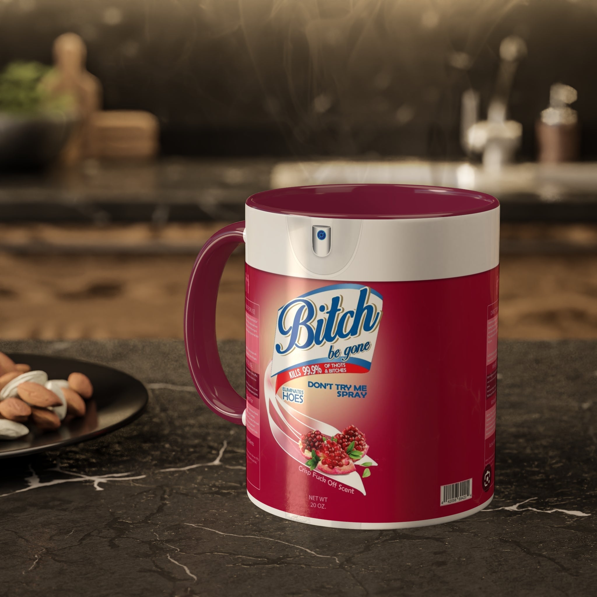 Bitch be Gone Lysol- Colorful Mugs, 11oz - Creations by Chris and Carlos