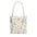 Mahjong Floral Tote Bag — Vintage Mahjong Tile Pattern All-Over Print Tote