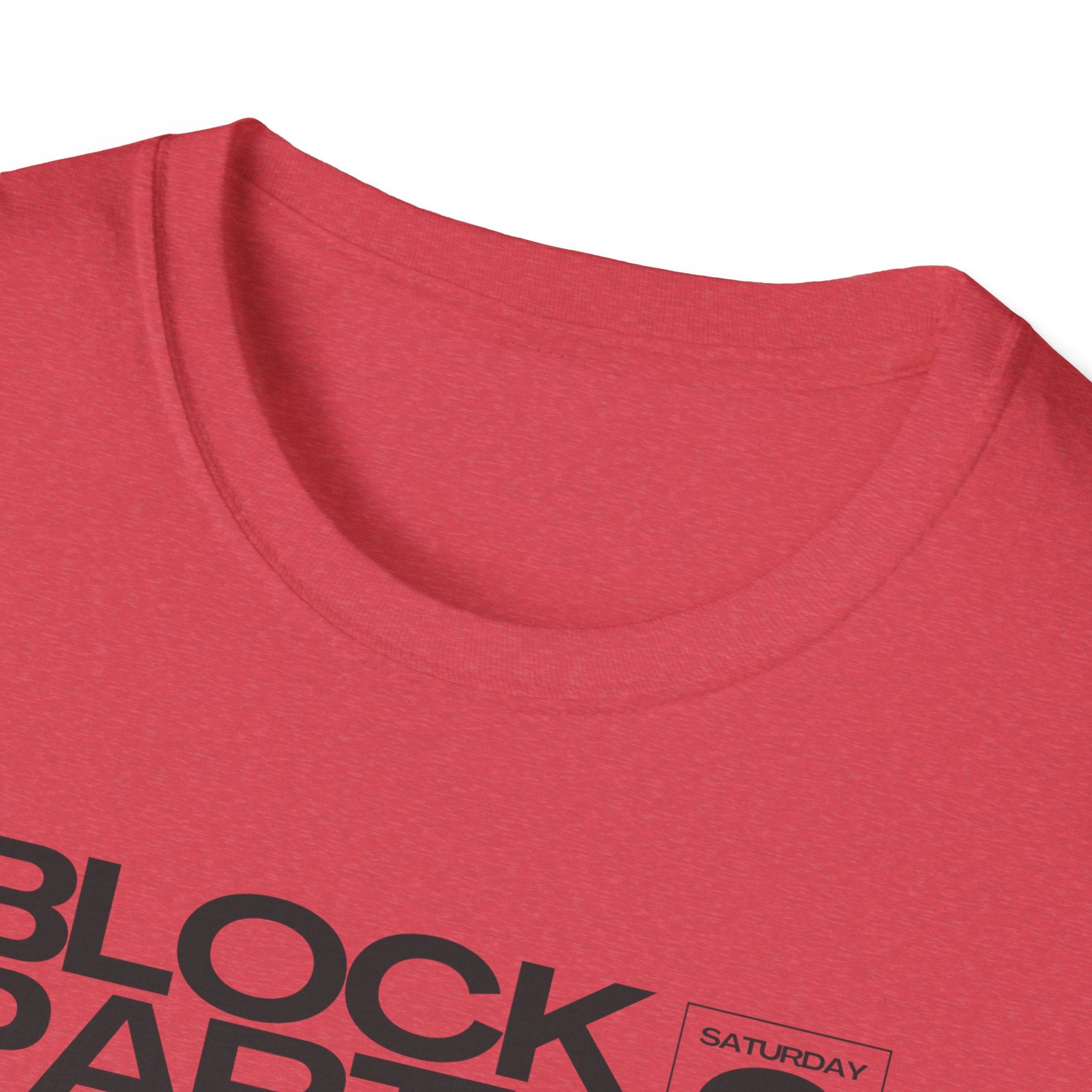 Block Party 3 Graphic Tee — 3D Smile Face Music Festival T-Shirt - Creations by Chris and Carlos