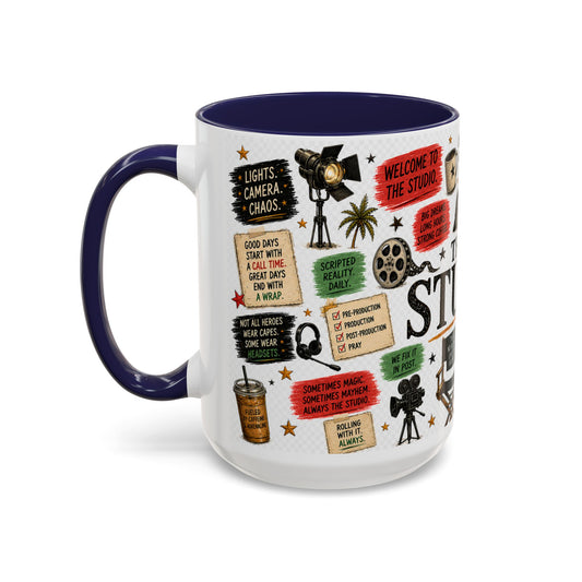 The Studio Accent Coffee Mug — Filmmaker Movie Set Quotes 11oz/15oz - Creations by Chris and Carlos